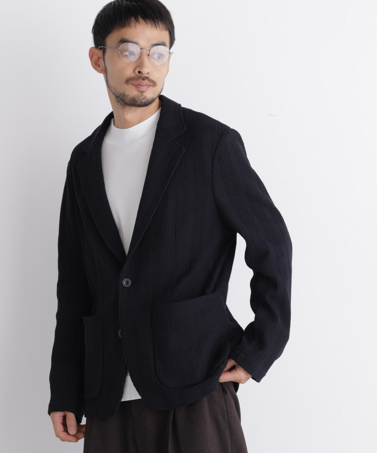 【大人気セットアップ】｢DamerinoJacket｣TEXBRID(R) リンクスストライプジャージージャケット 6686216202
