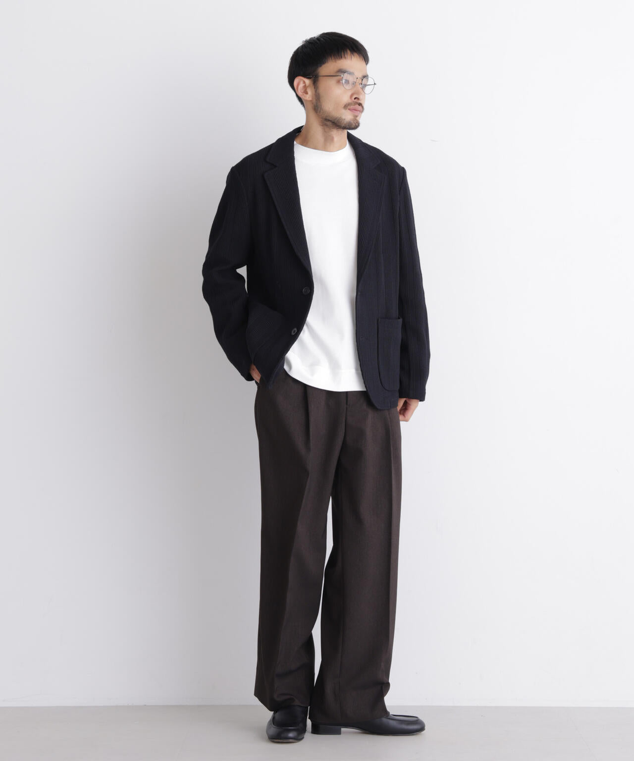 【大人気セットアップ】｢DamerinoJacket｣TEXBRID(R) リンクスストライプジャージージャケット 6686216202