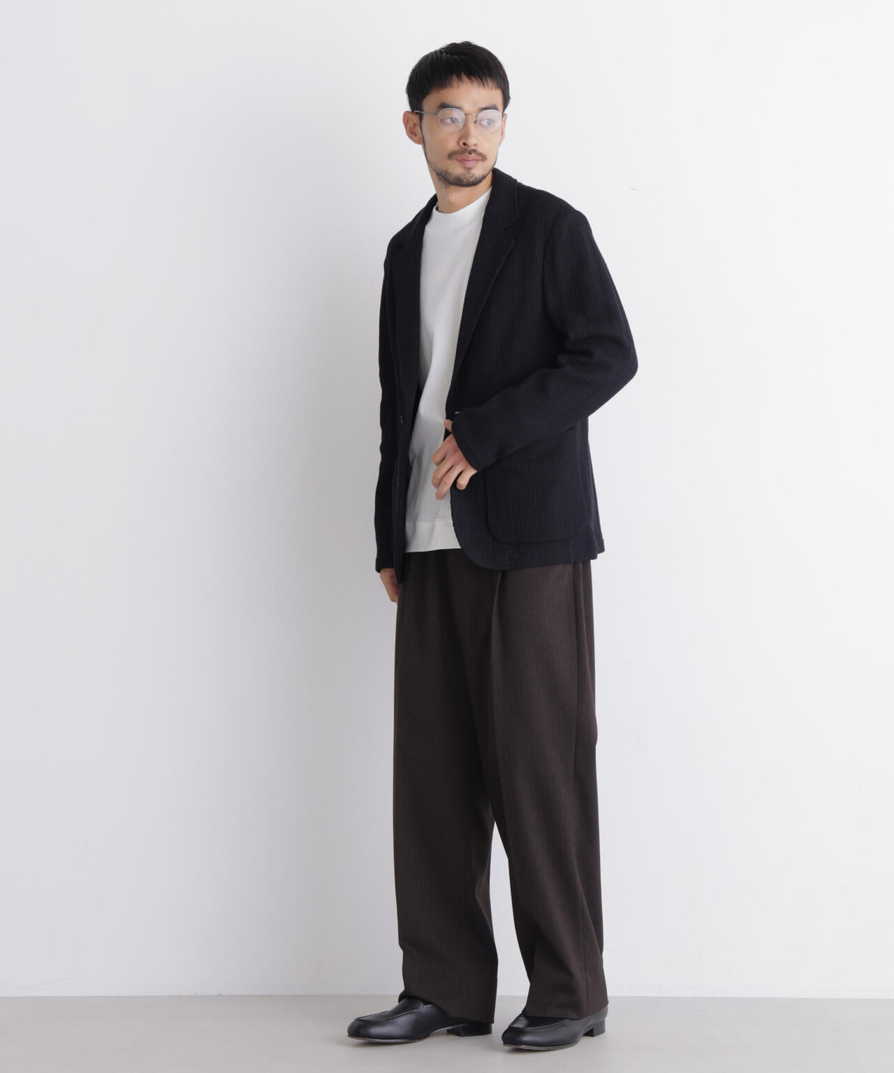 【大人気セットアップ】｢DamerinoJacket｣TEXBRID(R) リンクスストライプジャージージャケット 6686216202