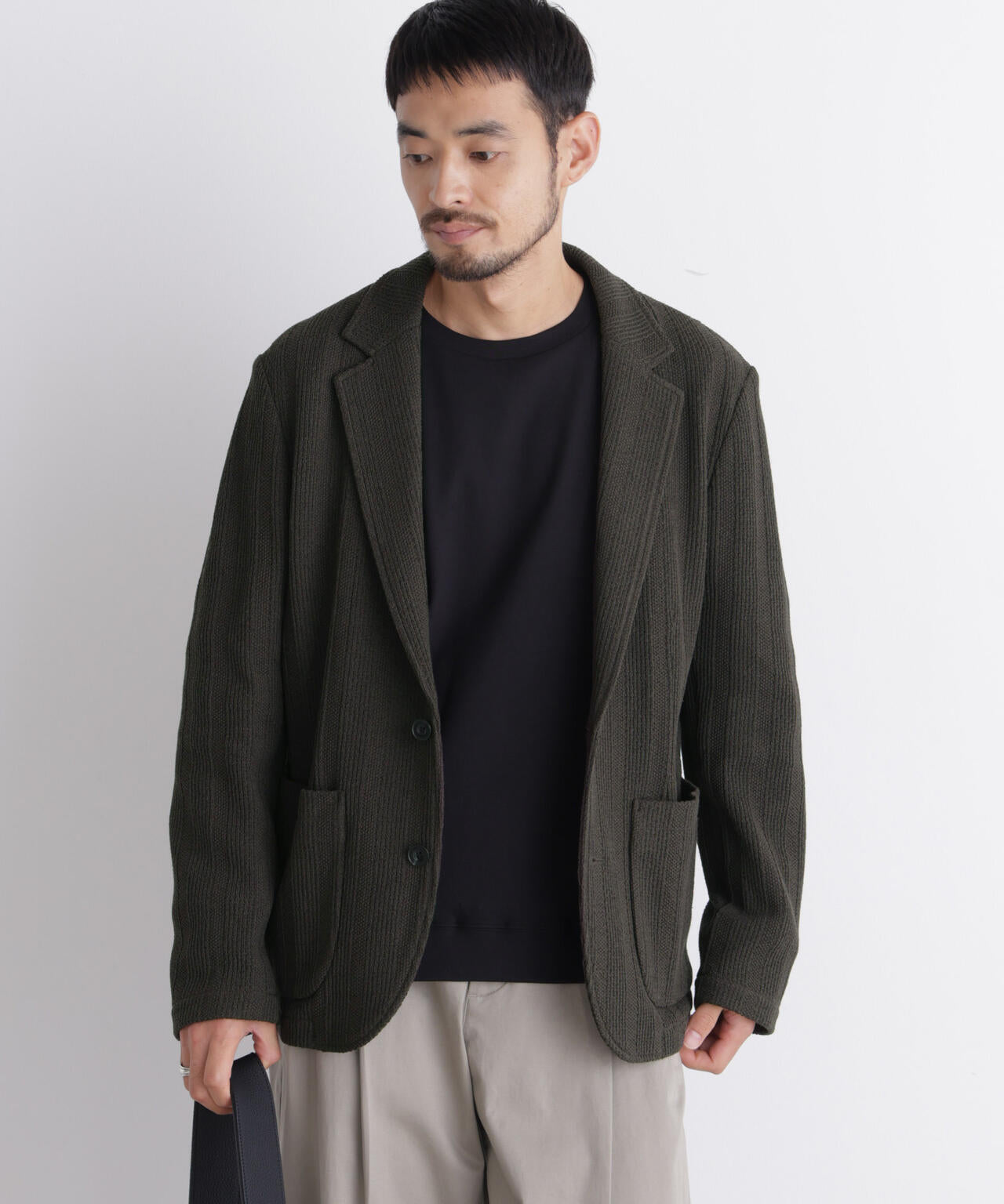 【大人気セットアップ】｢DamerinoJacket｣TEXBRID(R) リンクスストライプジャージージャケット 6686216202