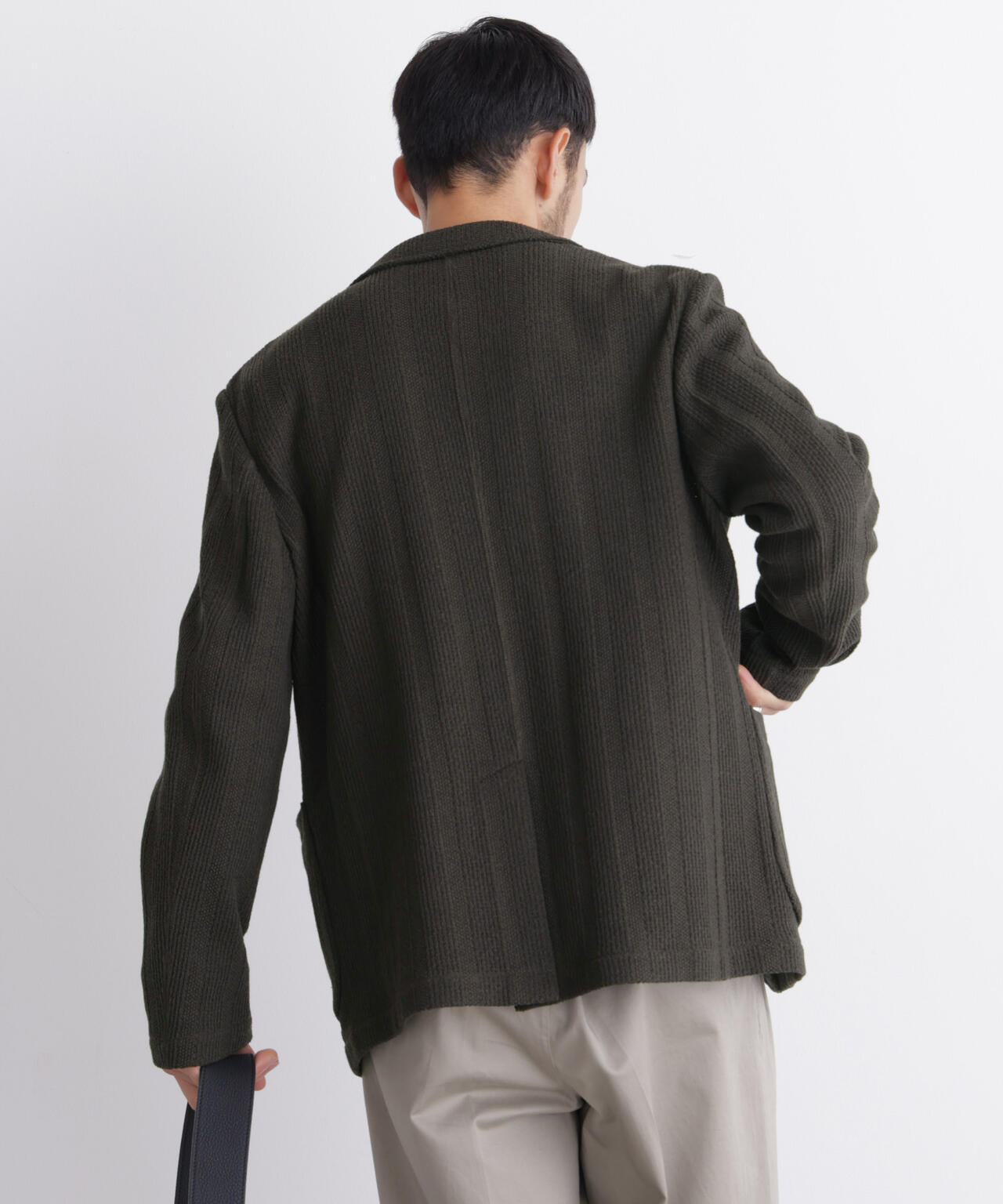 【大人気セットアップ】｢DamerinoJacket｣TEXBRID(R) リンクスストライプジャージージャケット 6686216202