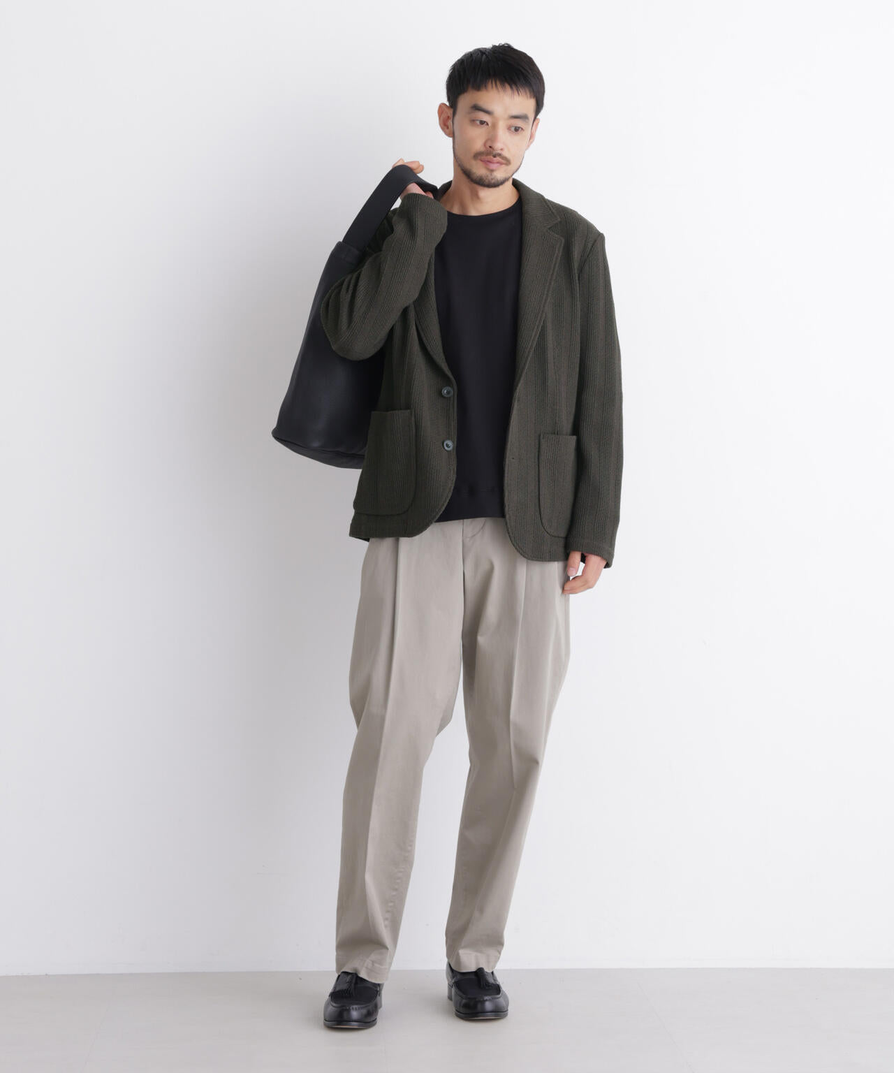 【大人気セットアップ】｢DamerinoJacket｣TEXBRID(R) リンクスストライプジャージージャケット 6686216202