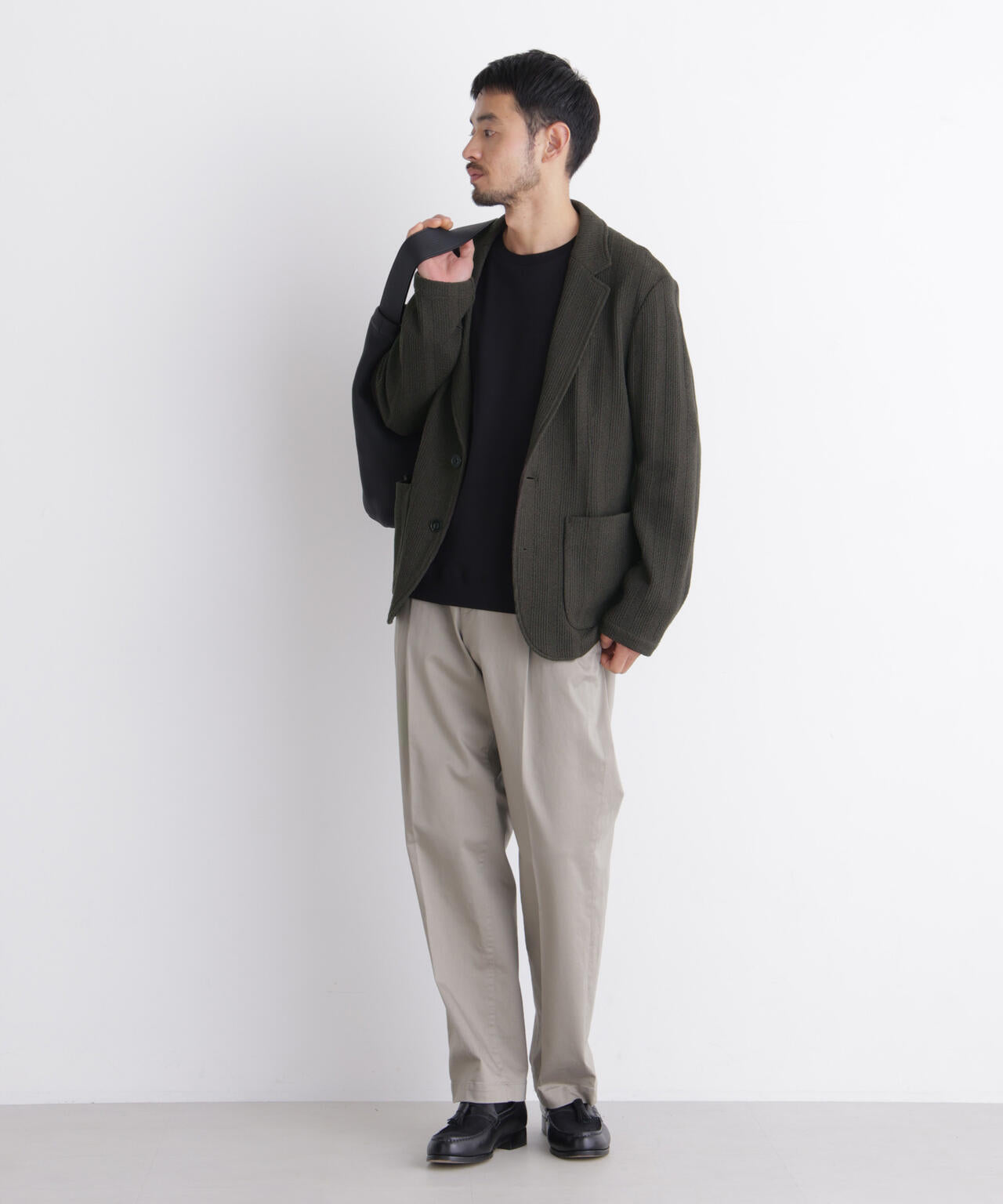【大人気セットアップ】｢DamerinoJacket｣TEXBRID(R) リンクスストライプジャージージャケット 6686216202