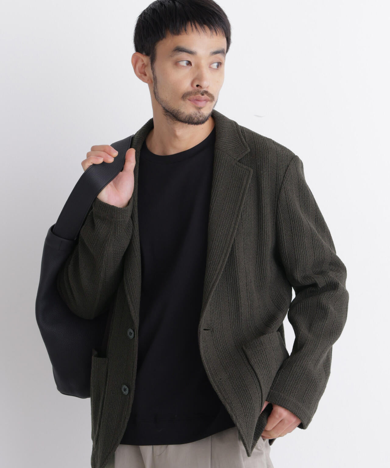 【大人気セットアップ】｢DamerinoJacket｣TEXBRID(R) リンクスストライプジャージージャケット 6686216202