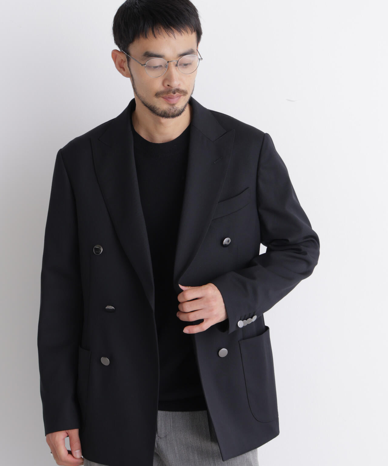 「DamerinoJacket」TWオールシーズンドビーダブルブレストブレザー 6686216203
