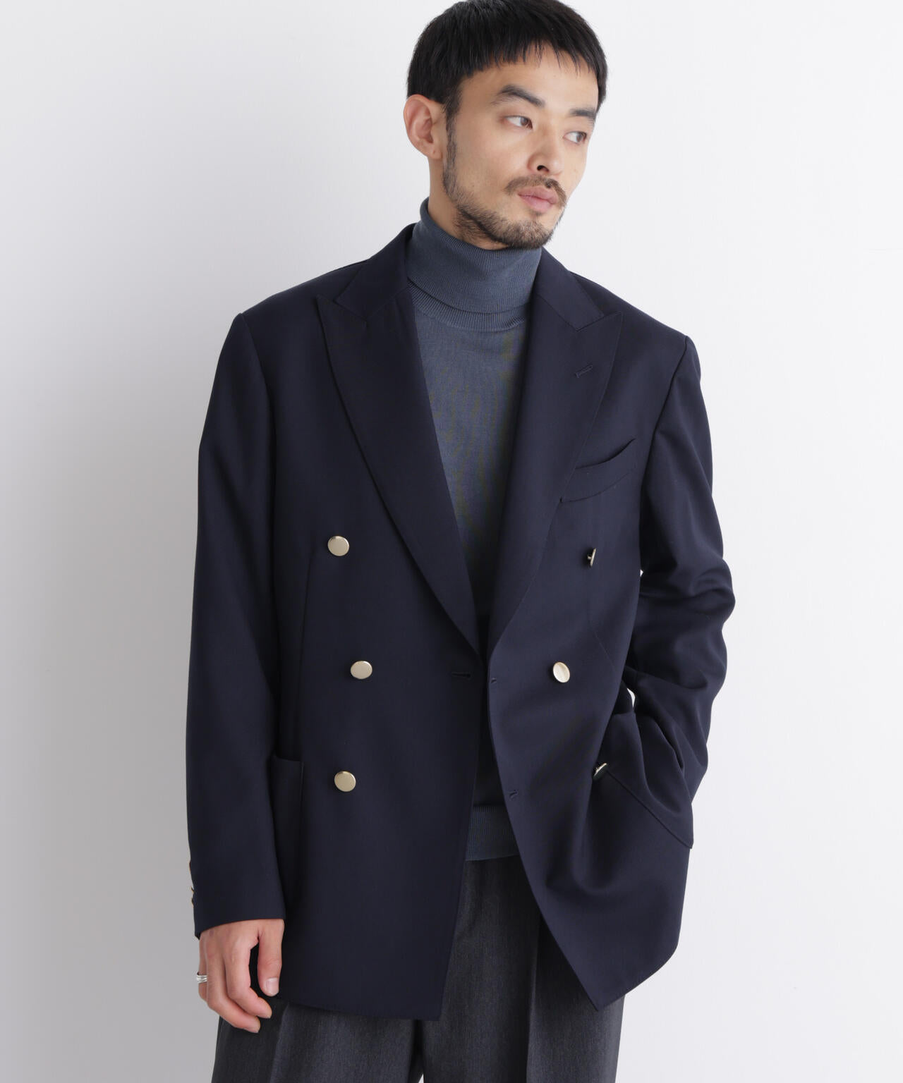 「DamerinoJacket」TWオールシーズンドビーダブルブレストブレザー 6686216203