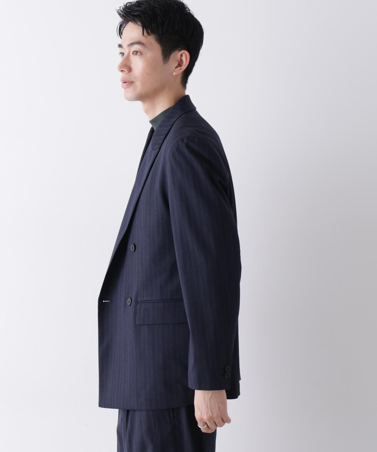 ｢DELEGANT｣ ダブルブレストジャケット（セットアップ可） 6686216204