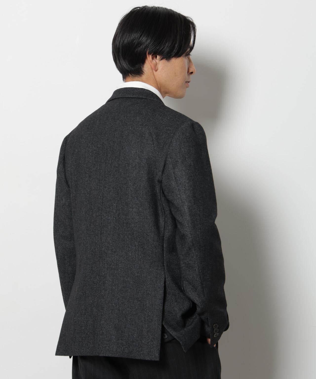 ｢DamerinoJacket｣ カシミヤミックスウォッシャブルツイードジャケット 6686216205