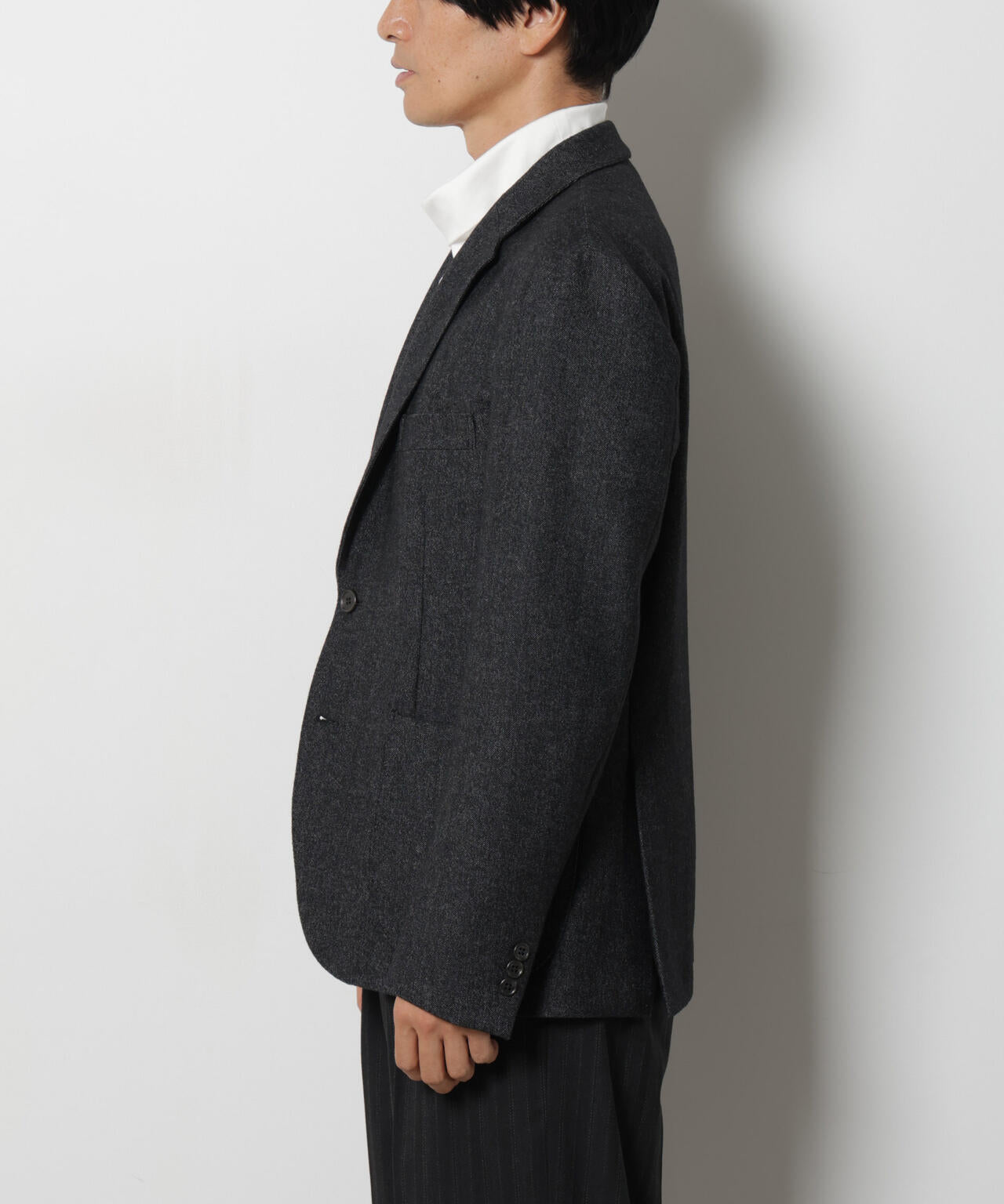 ｢DamerinoJacket｣ カシミヤミックスウォッシャブルツイードジャケット 6686216205