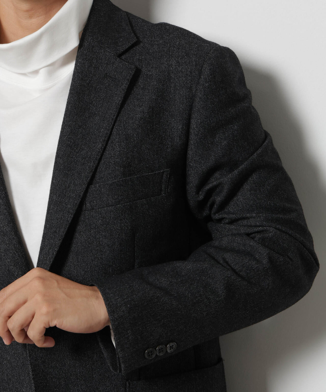 ｢DamerinoJacket｣ カシミヤミックスウォッシャブルツイードジャケット 6686216205