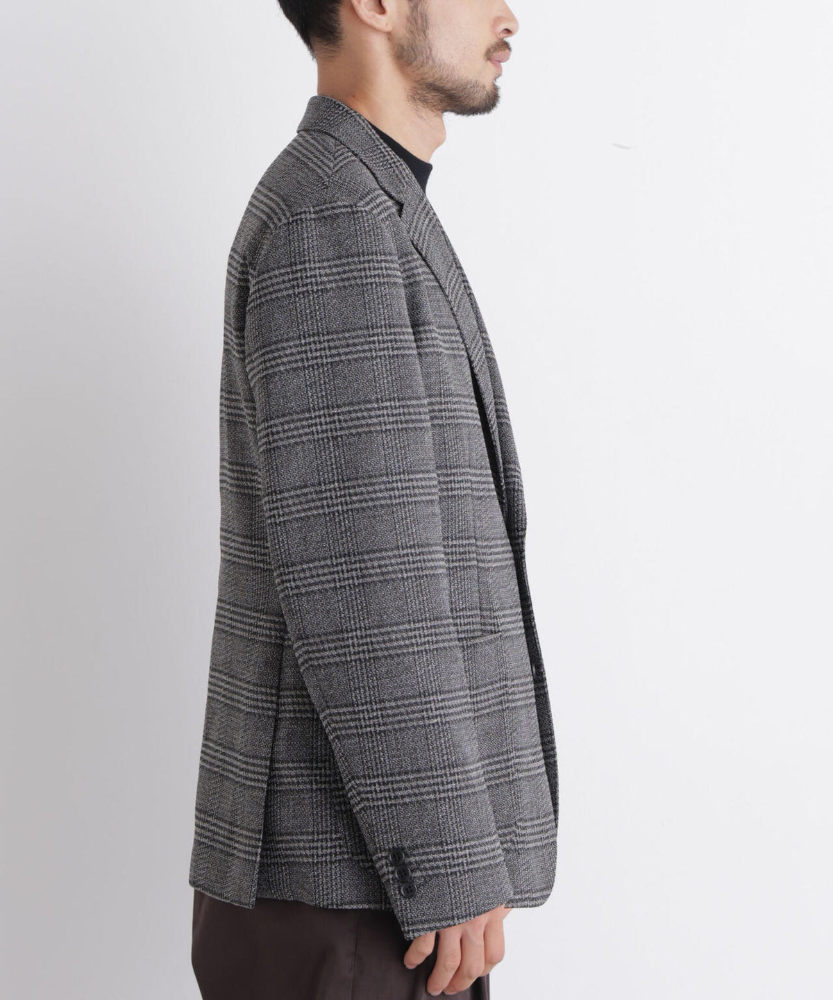 「DamerinoJacket」LANATEC(R) グレンチェックツイードジャケット 6686216206