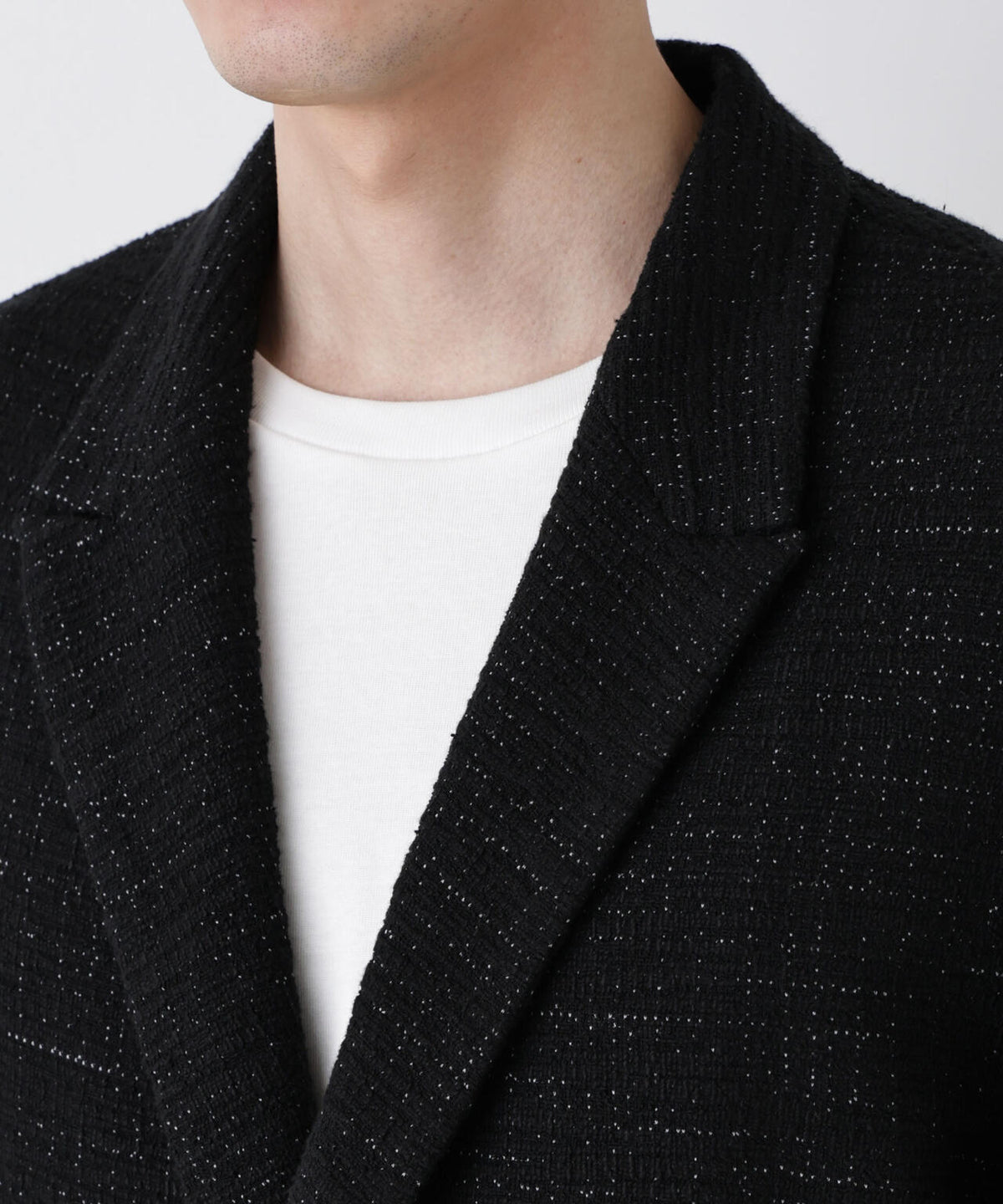「Damerino Jacket」ネップツィードジャージー 6686216207