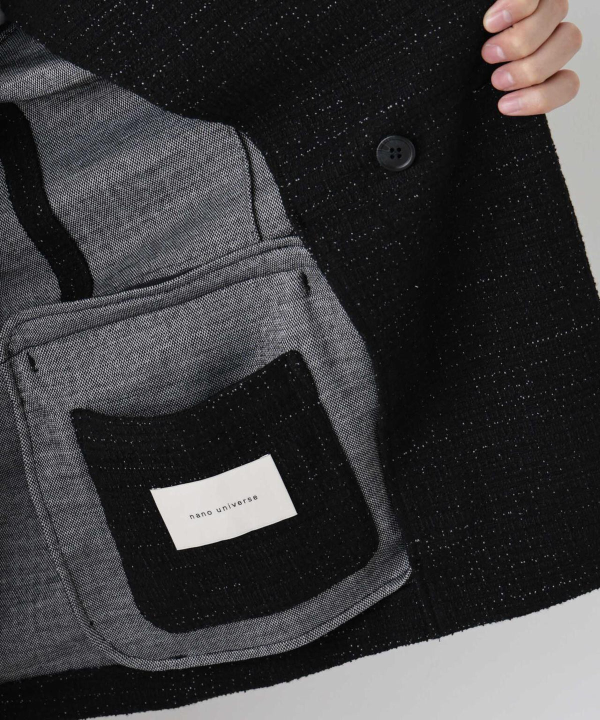 「Damerino Jacket」ネップツィードジャージー 6686216207
