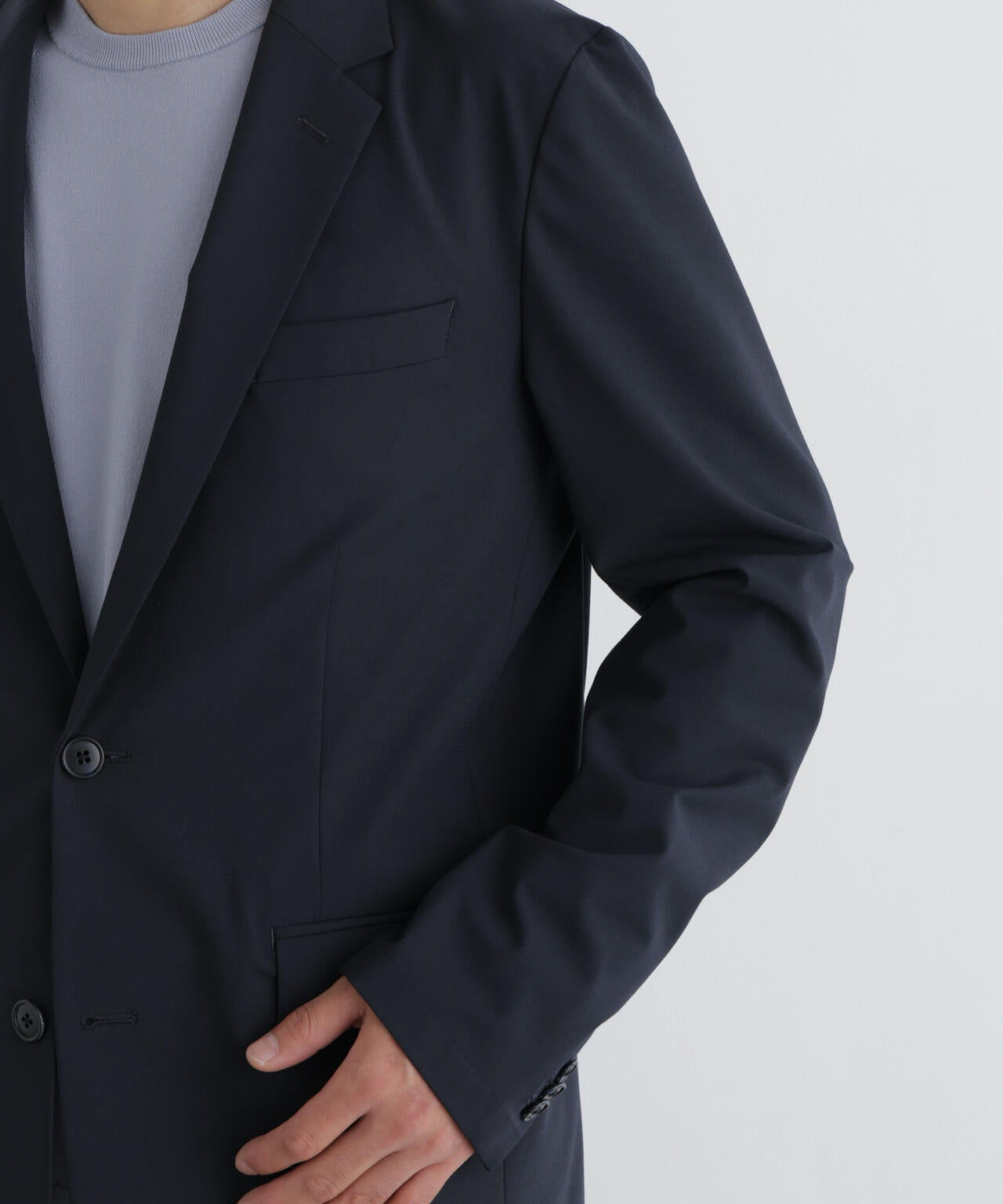 【大人気セットアップ】「Damerino」ウールライクトロストレッチセットアップ/WASHABLE 6686218201