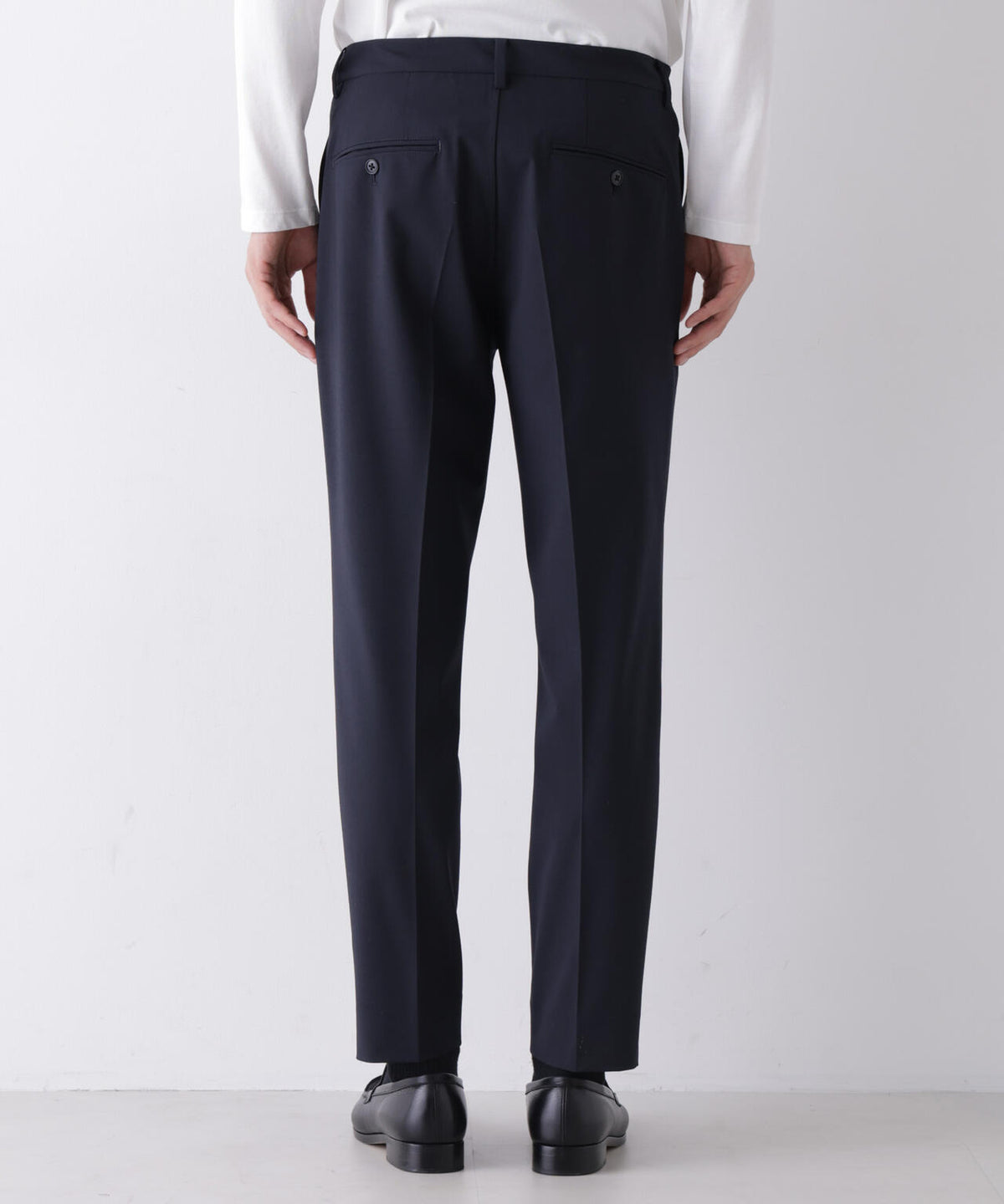 【大人気セットアップ】「Damerino」ウールライクトロストレッチセットアップ/WASHABLE 6686218201