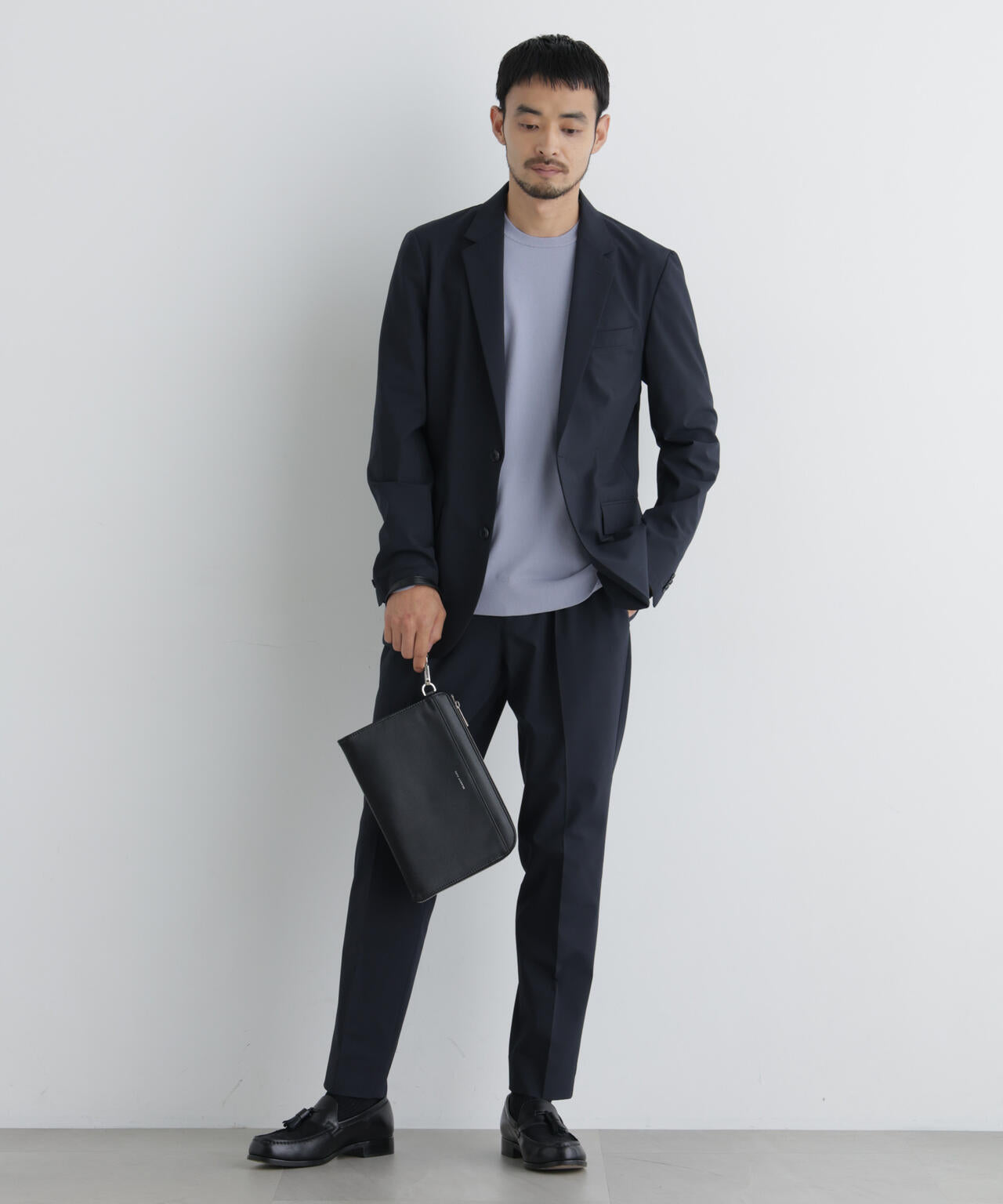 大人気セットアップ】「Damerino」ウールライクトロストレッチ