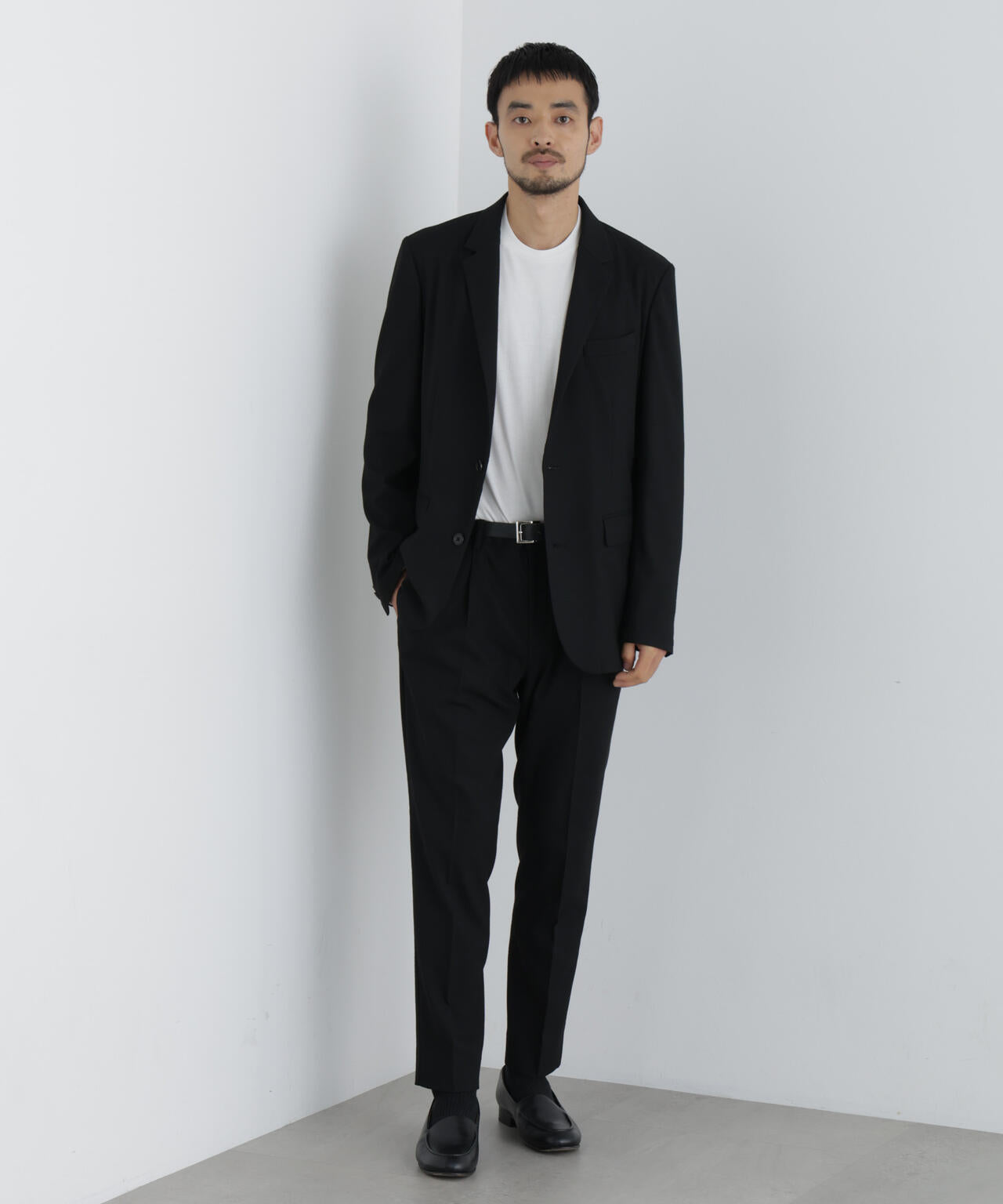 【大人気セットアップ】｢Damerino｣ T/Rスラブストレッチセットアップ/WASHABLE 6686218202