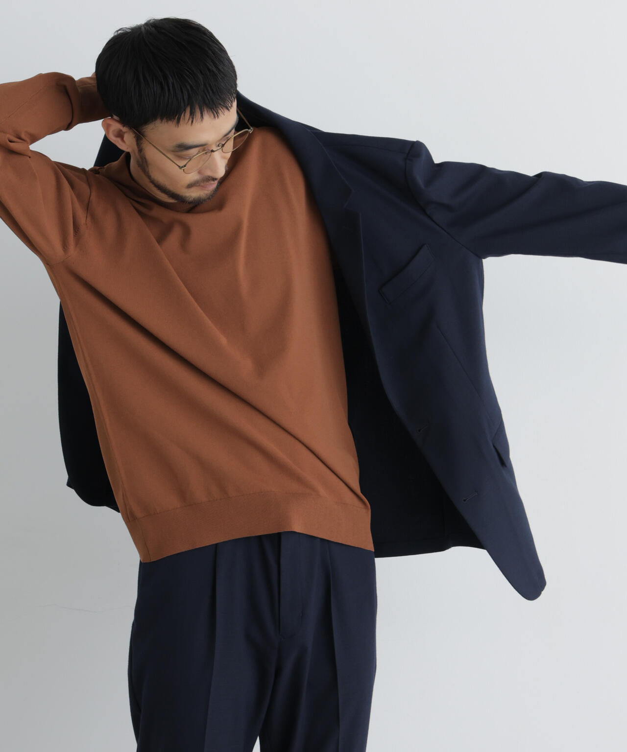 【大人気セットアップ】｢Damerino｣ T/Rスラブストレッチセットアップ/WASHABLE 6686218202