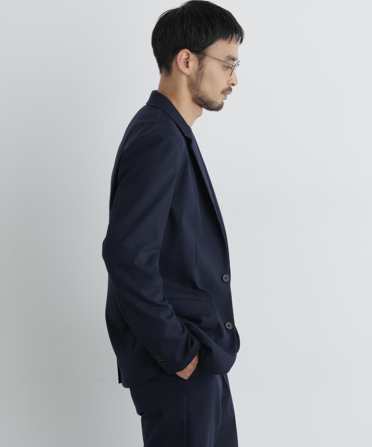 【大人気セットアップ】｢Damerino｣ T/Rスラブストレッチセットアップ/WASHABLE 6686218202