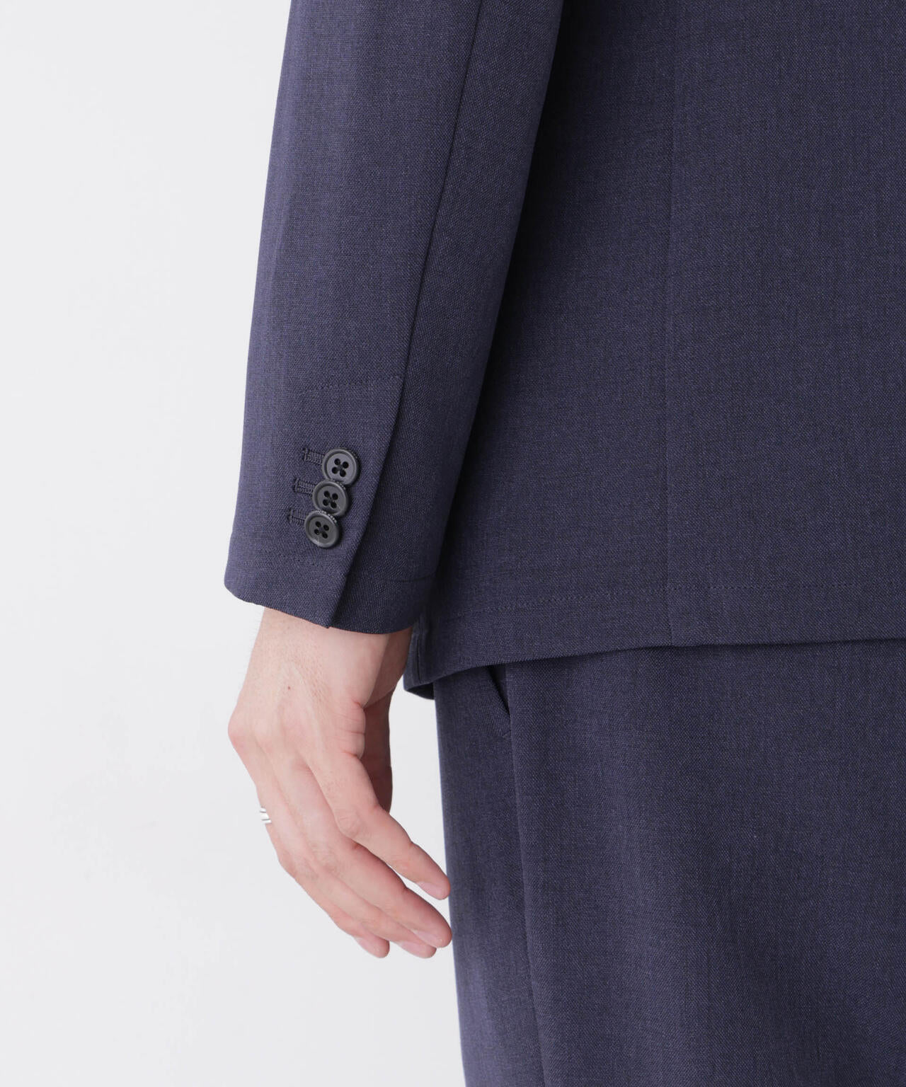 【大人気セットアップ】「Damerino」メランジエアシャークストレッチセットアップ/WASHABLE 6686218204