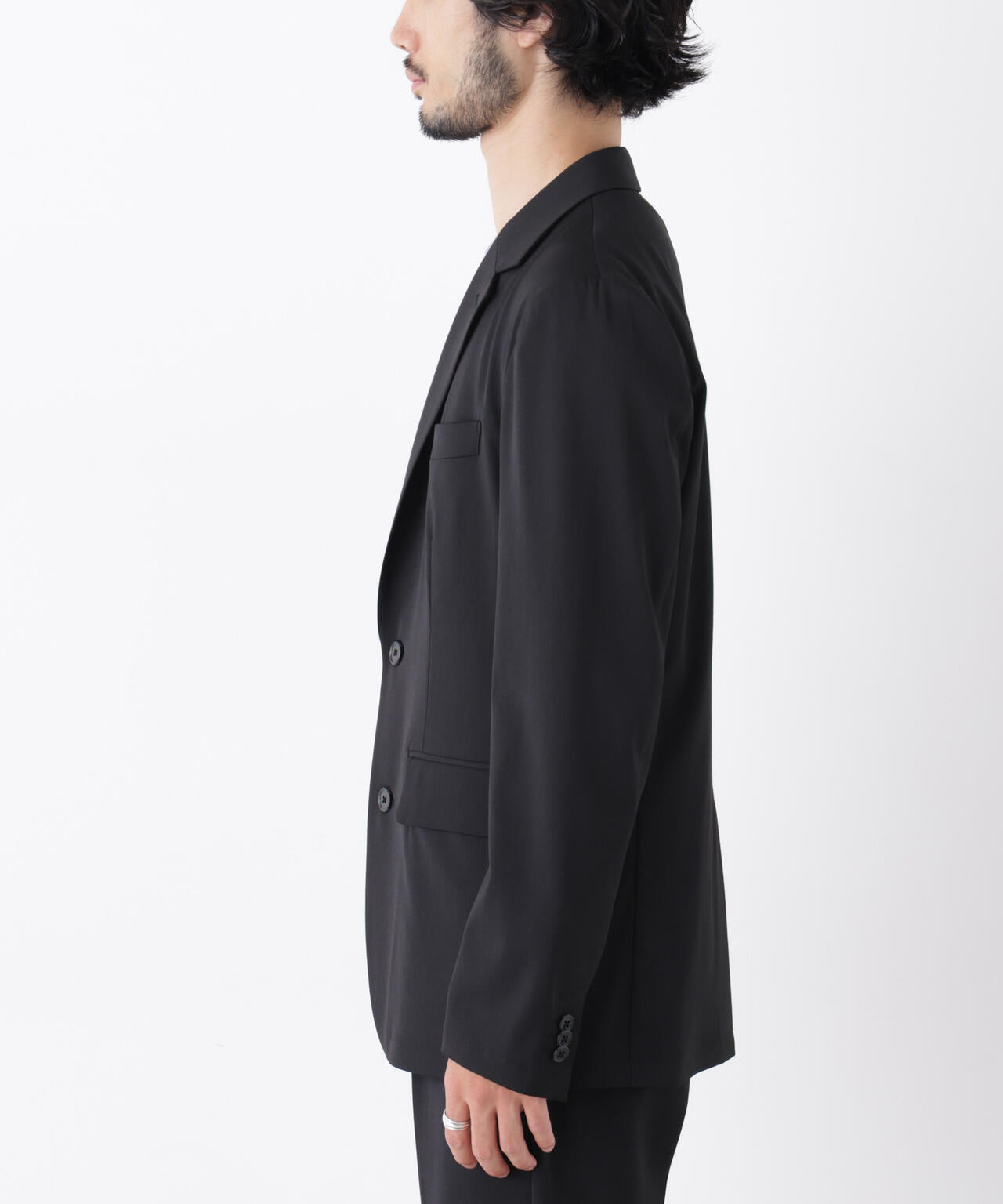 【大人気セットアップ】｢Damerino｣T/R パウダリー2WAYストレッチセットアップ 6686218207