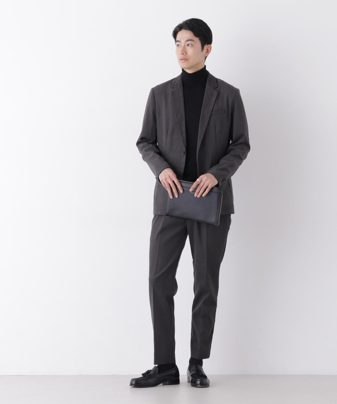 防シワ/ストレッチ】｢DamerinoPack｣JetSetterウォームツイルセットアップ