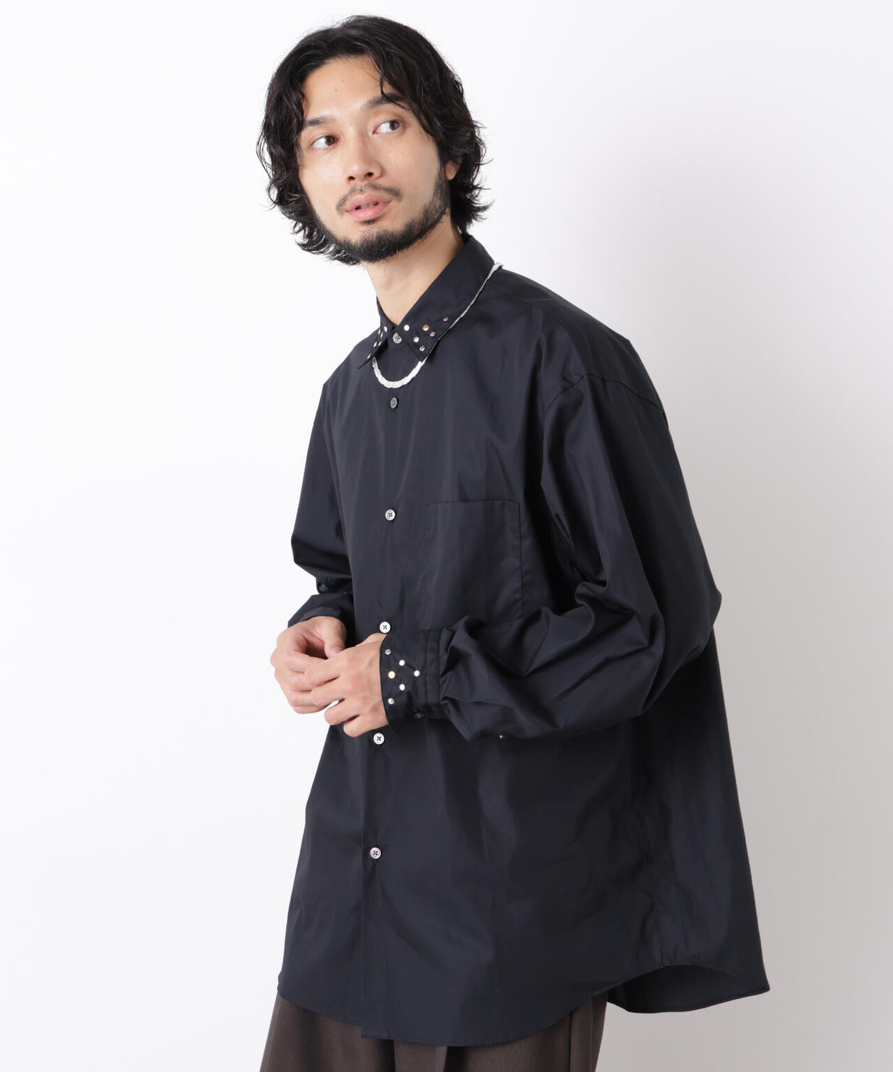 ｢ASSEMBLANC｣ スタッズシャツ 6686220202