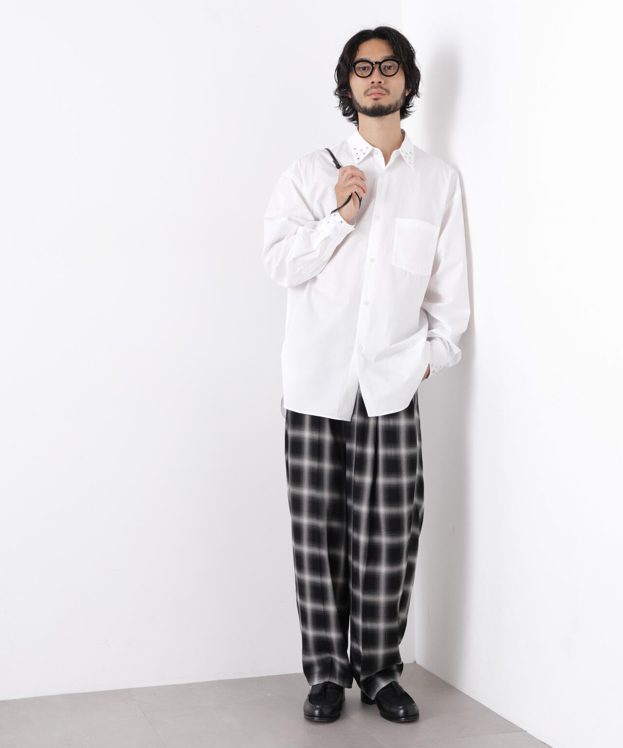 ｢ASSEMBLANC｣ スタッズシャツ 6686220202