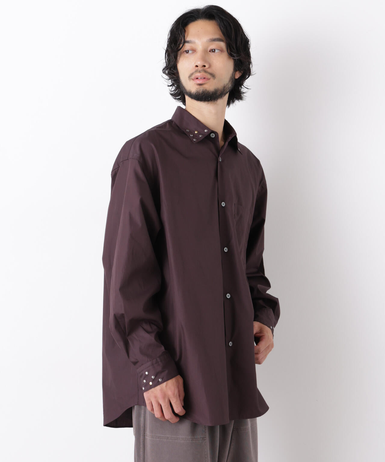 ｢ASSEMBLANC｣ スタッズシャツ 6686220202