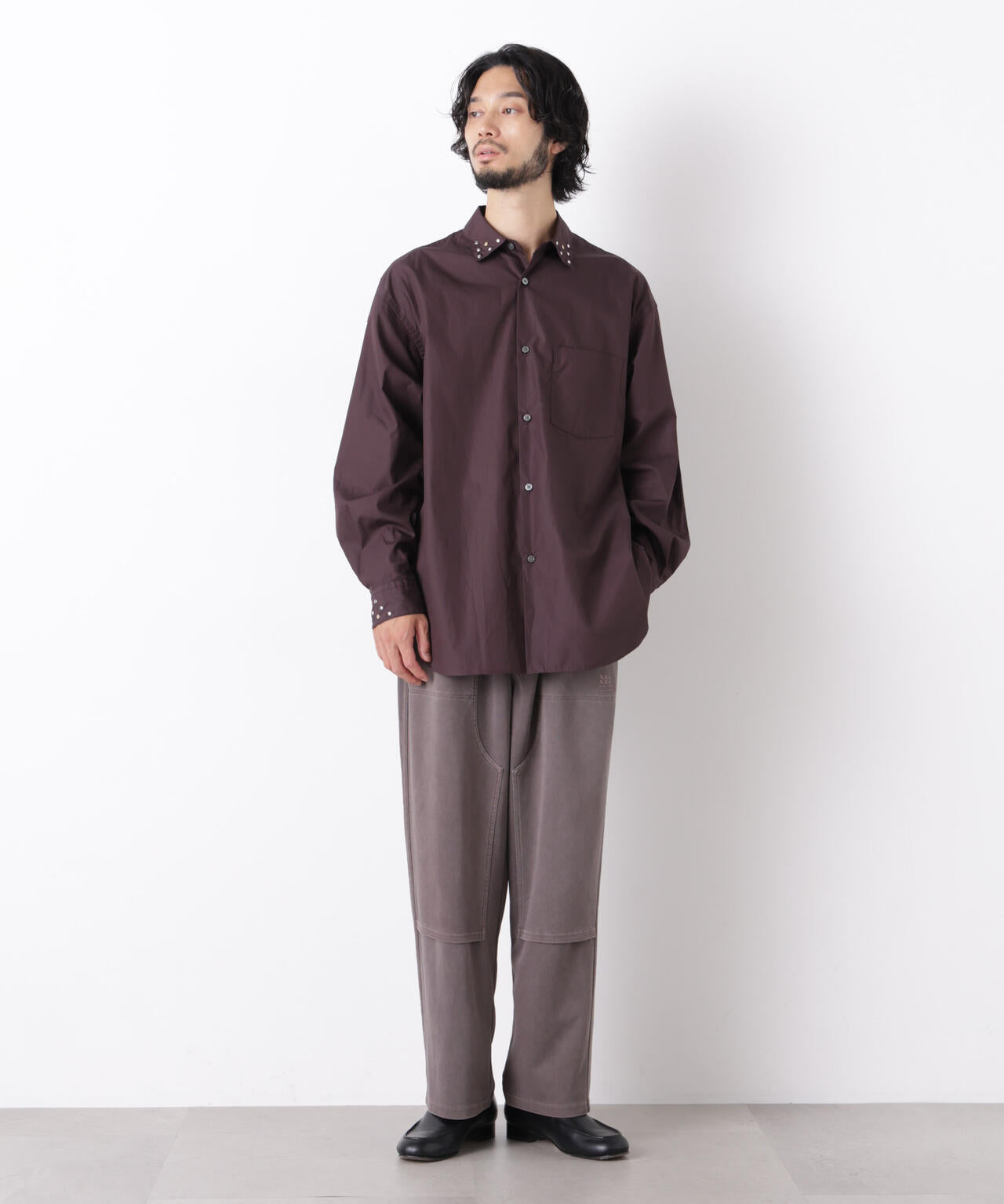 ｢ASSEMBLANC｣ スタッズシャツ 6686220202