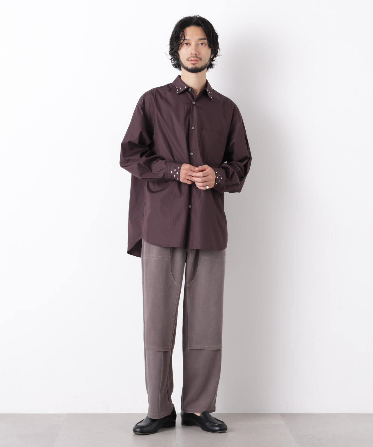 ｢ASSEMBLANC｣ スタッズシャツ 6686220202