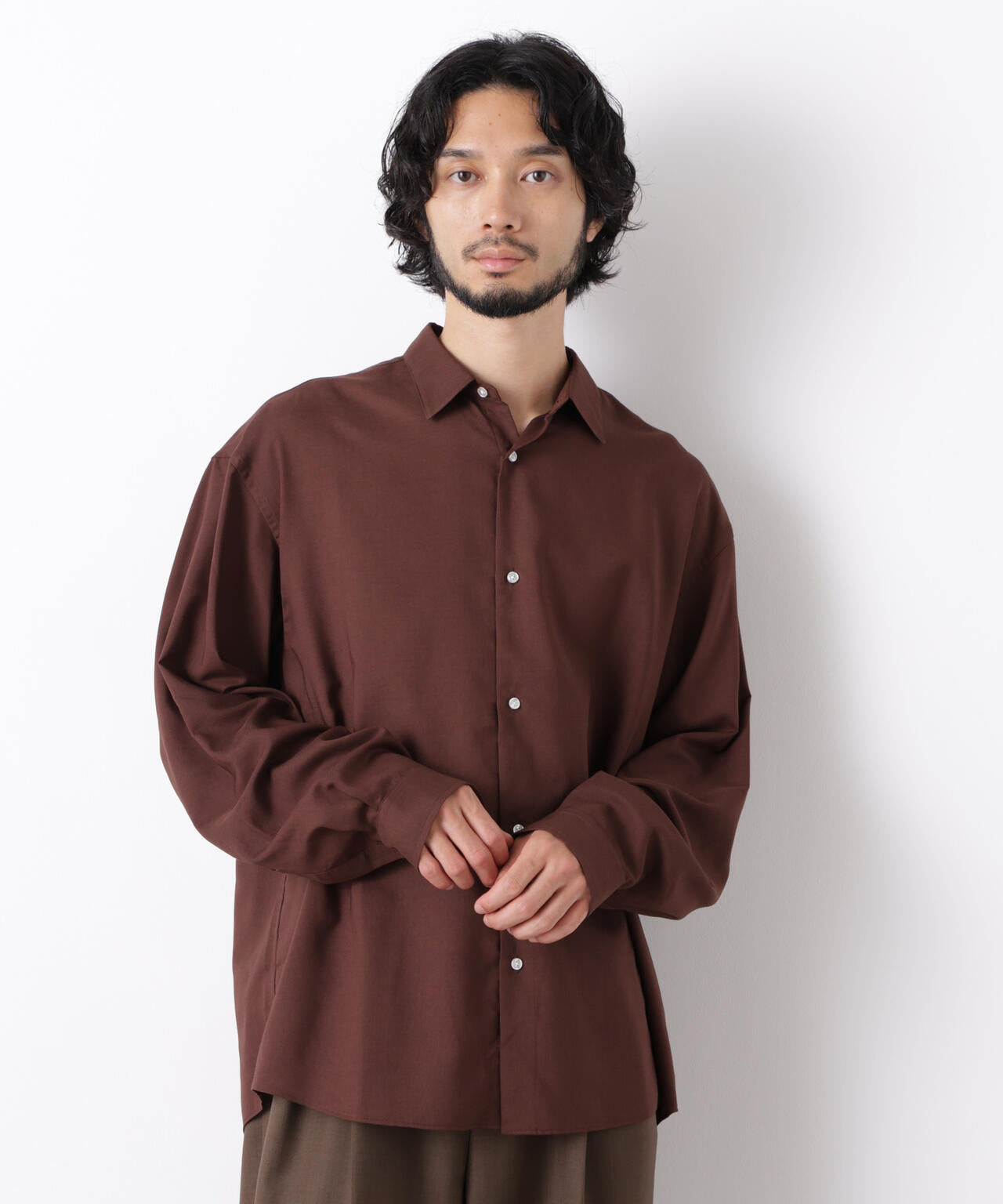 ｢OtoNANO｣LIM-BRESS ワイドシャツ 長袖 6686220207