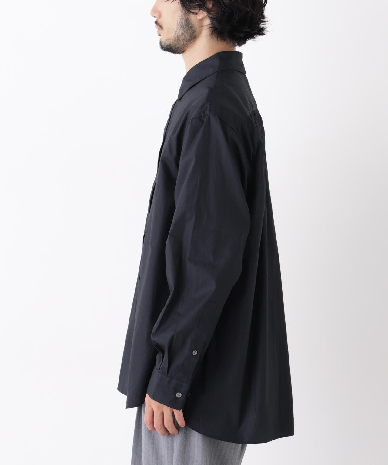 「ASSEMBLANC」Wrinkleワイヤーワッシャーシャツ 6686220211
