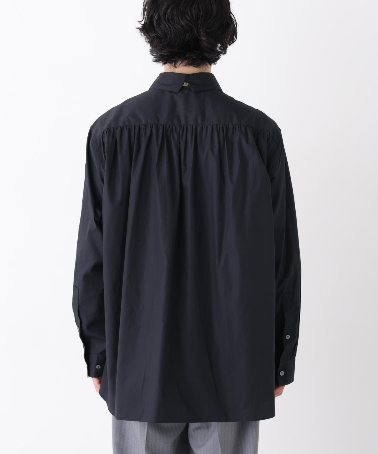 「ASSEMBLANC」Wrinkleワイヤーワッシャーシャツ 6686220211