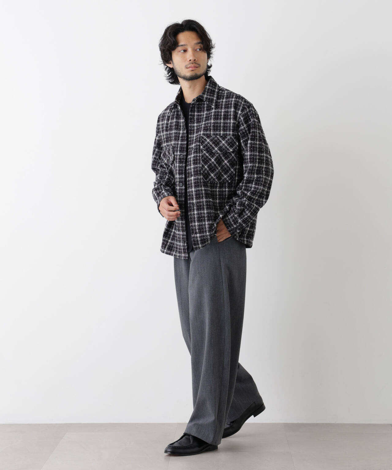 グレインネップCPOシャツ 6686220218