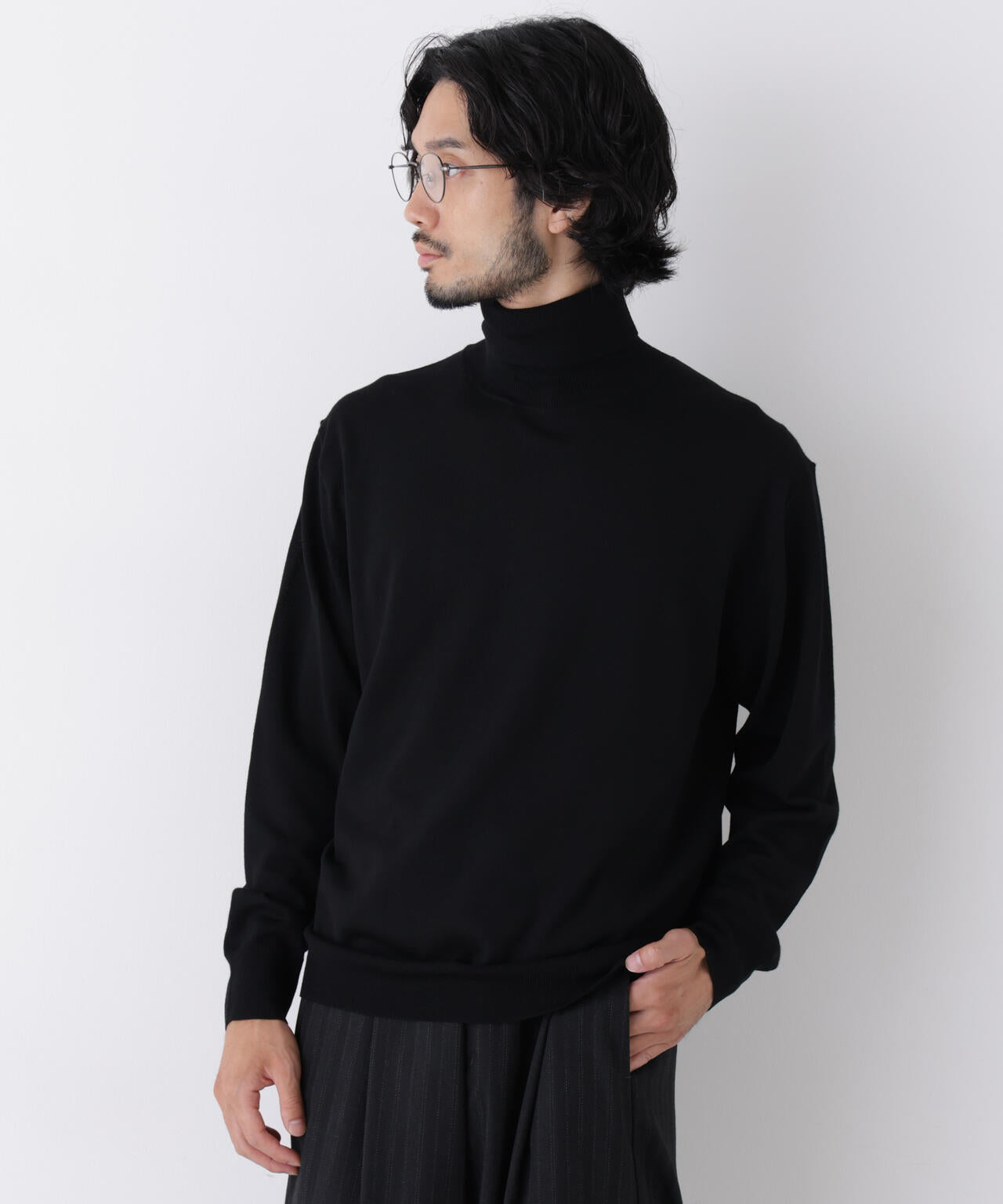 181cm　B:75 W:73 H:90 着用サイズ：L