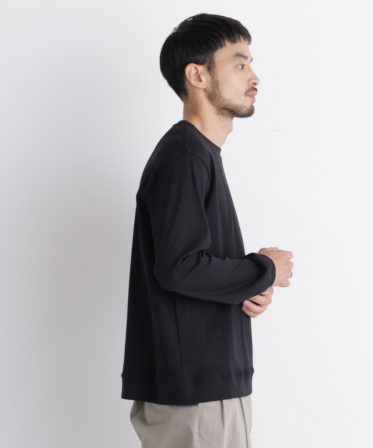 「FORMAL JERSEY」クルーネックカットソー長袖 6686223204