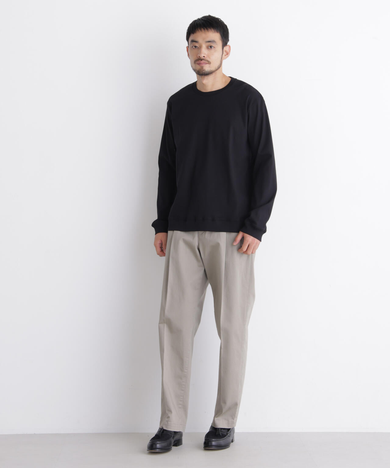 「FORMAL JERSEY」クルーネックカットソー長袖 6686223204