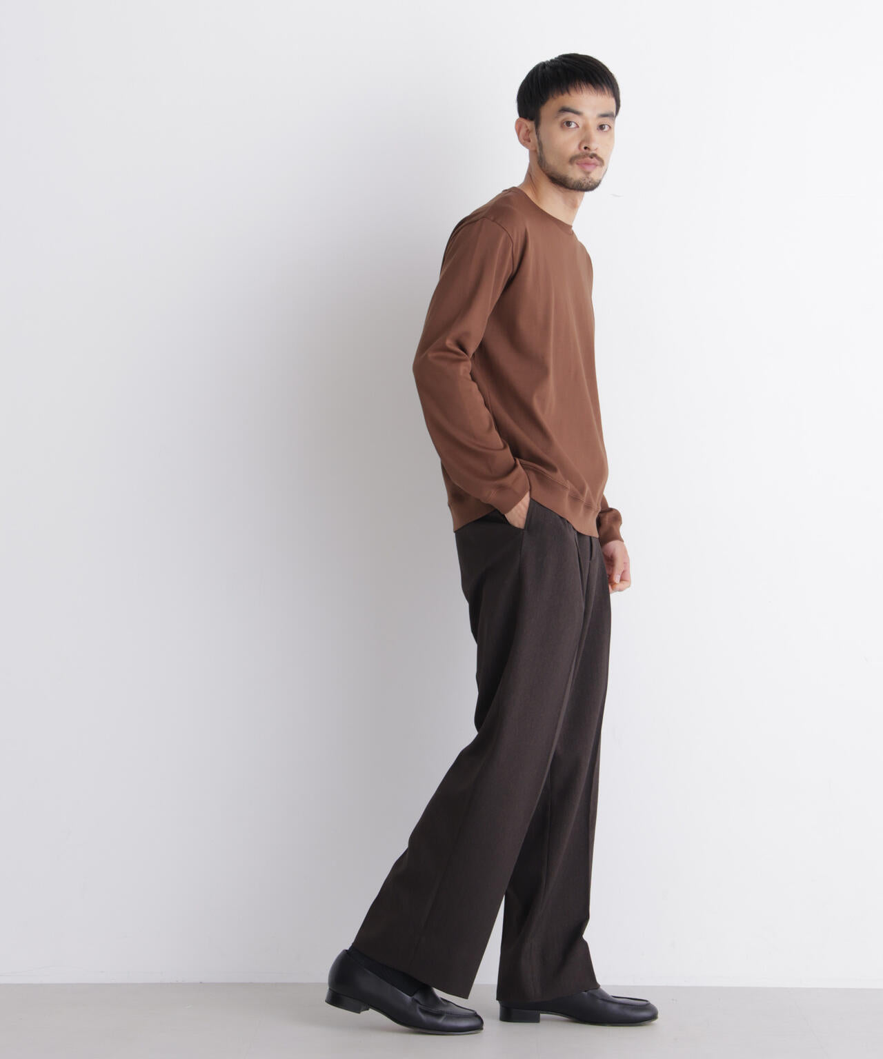 「FORMAL JERSEY」クルーネックカットソー長袖 6686223204