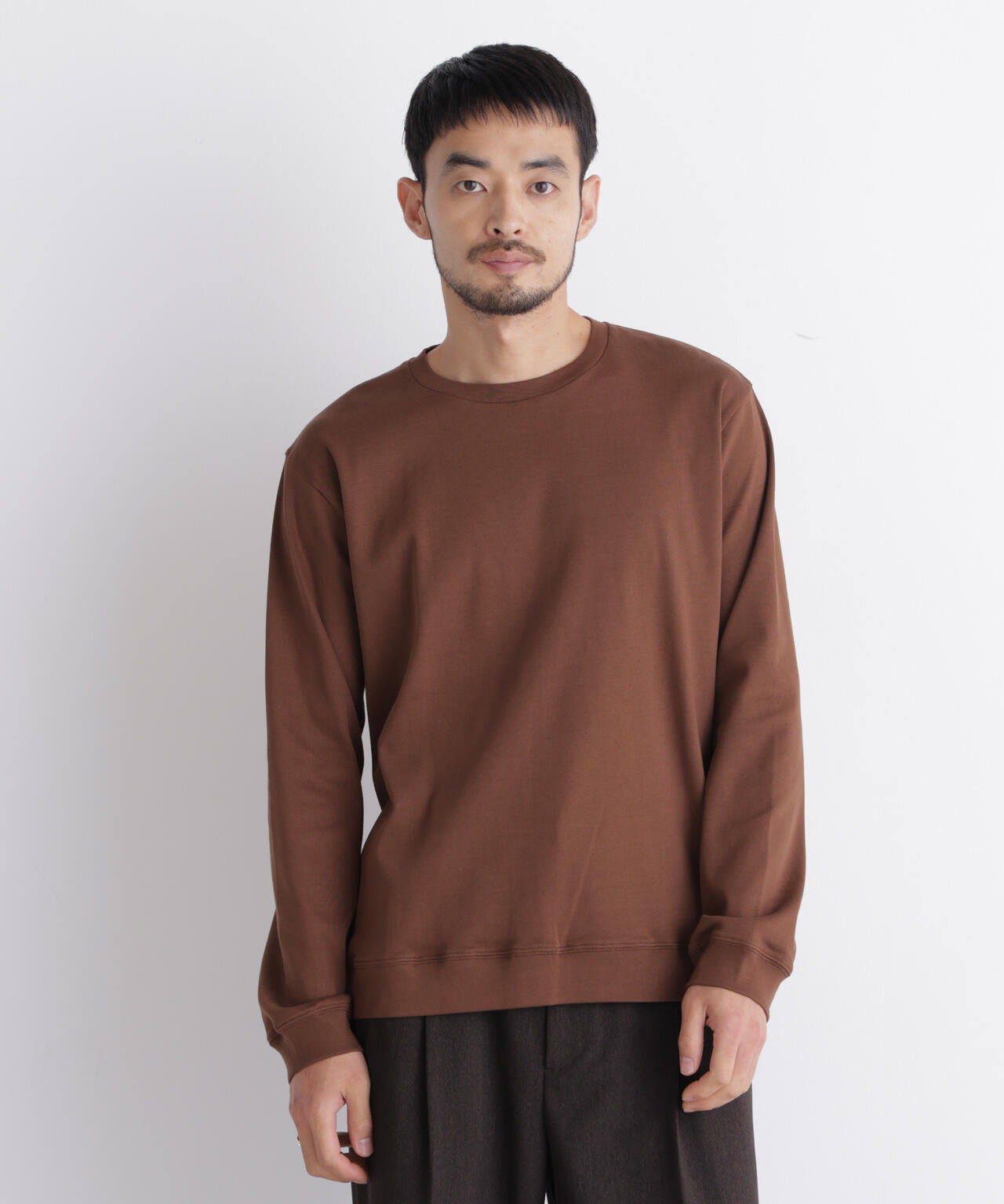 「FORMAL JERSEY」クルーネックカットソー長袖 6686223204