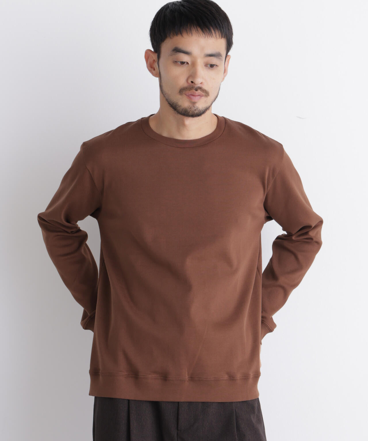 「FORMAL JERSEY」クルーネックカットソー長袖 6686223204