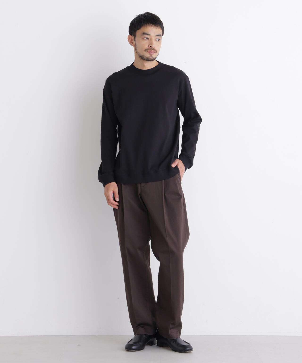 「FORMAL JERSEY」モックネックカットソー長袖 6686223205