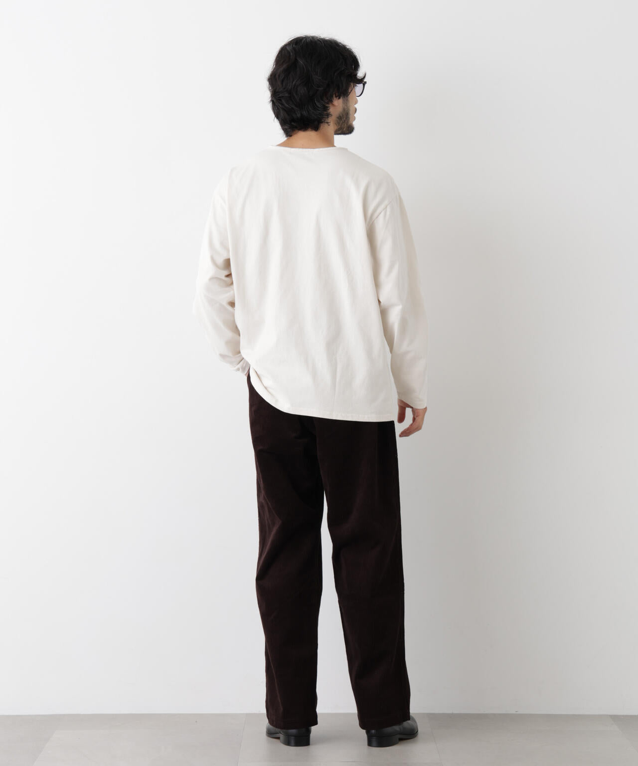 「surplus」デザインヘンリーネックTシャツ 長袖 6686223214