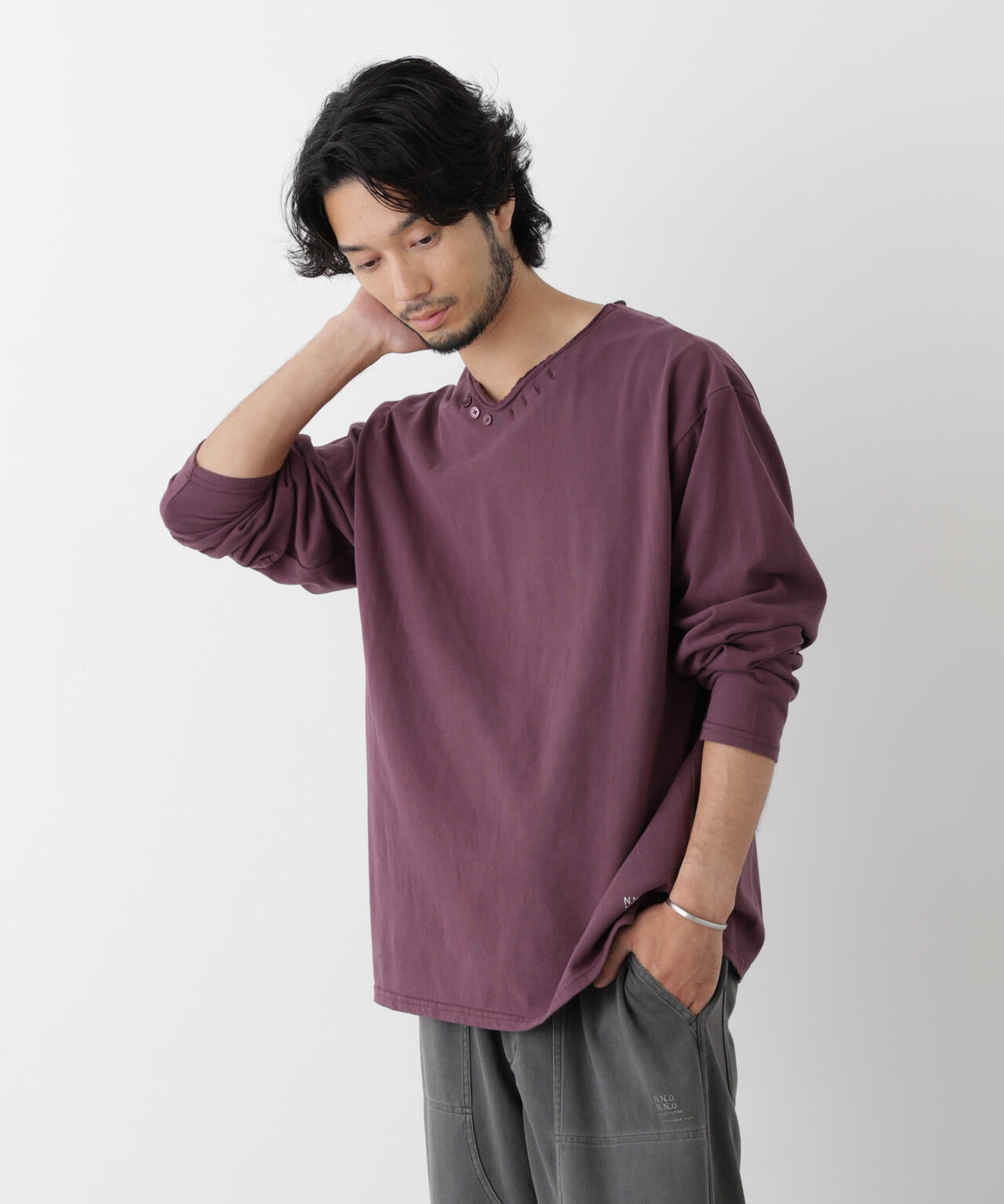 181cm　B:75 W:73 H:90 着用サイズ：L