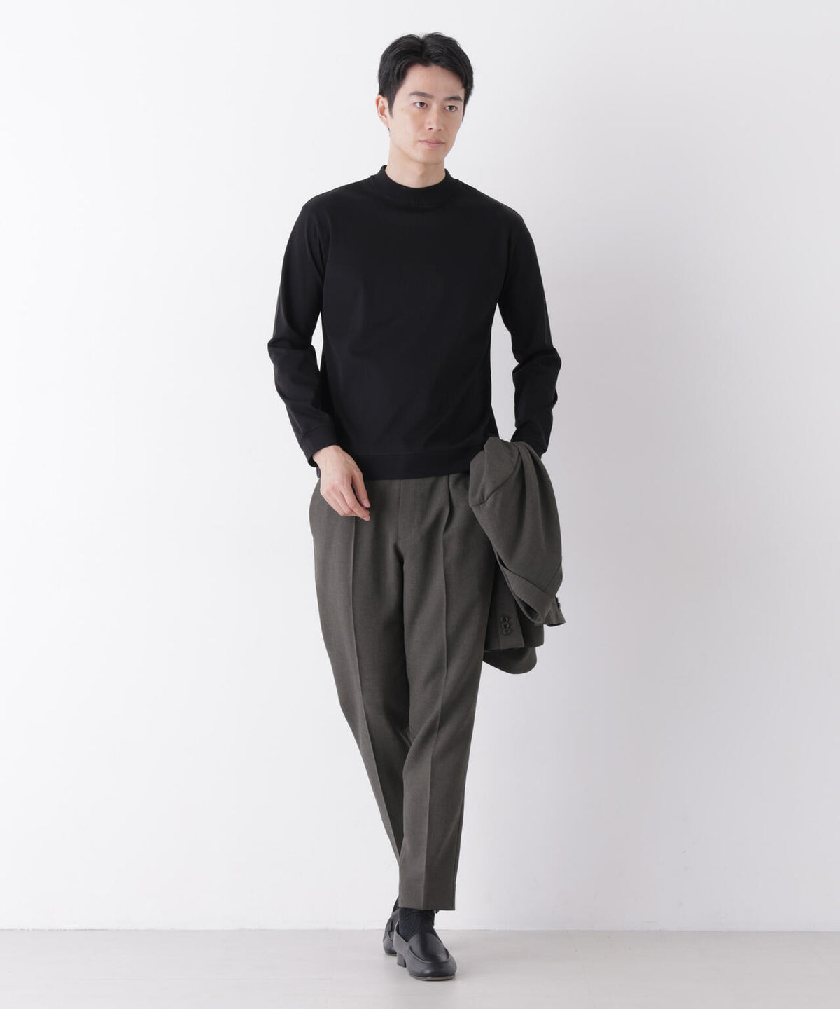「FORMAL JERSEY」Plus デザインモックネック 6686223217