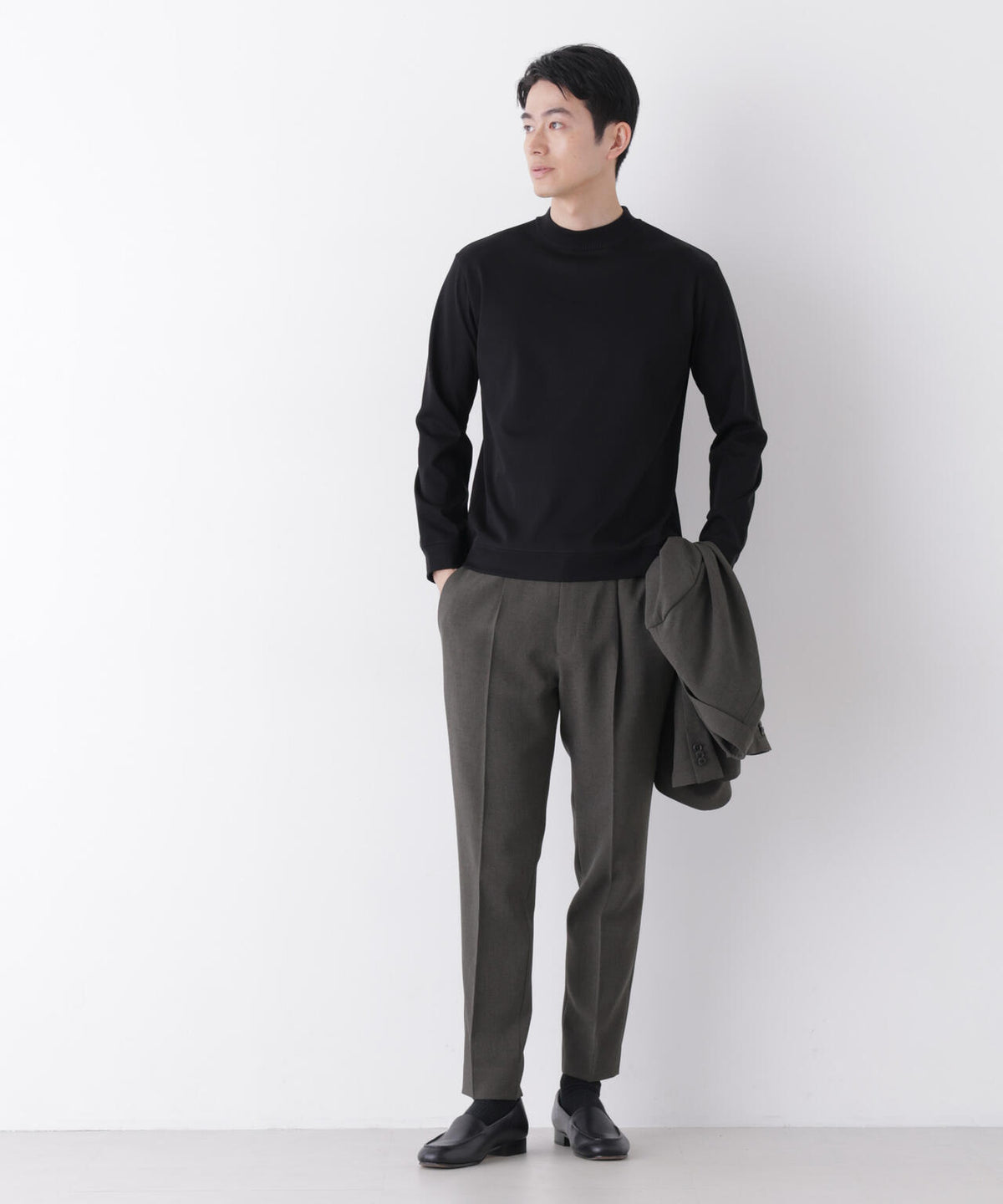 「FORMAL JERSEY」Plus デザインモックネック 6686223217
