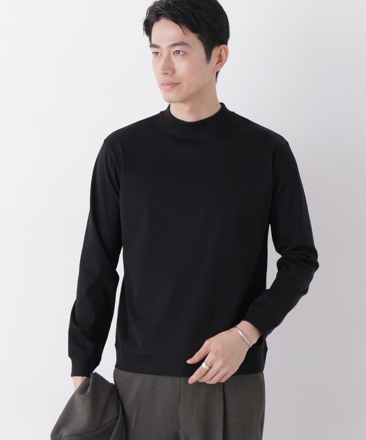 「FORMAL JERSEY」Plus デザインモックネック 6686223217