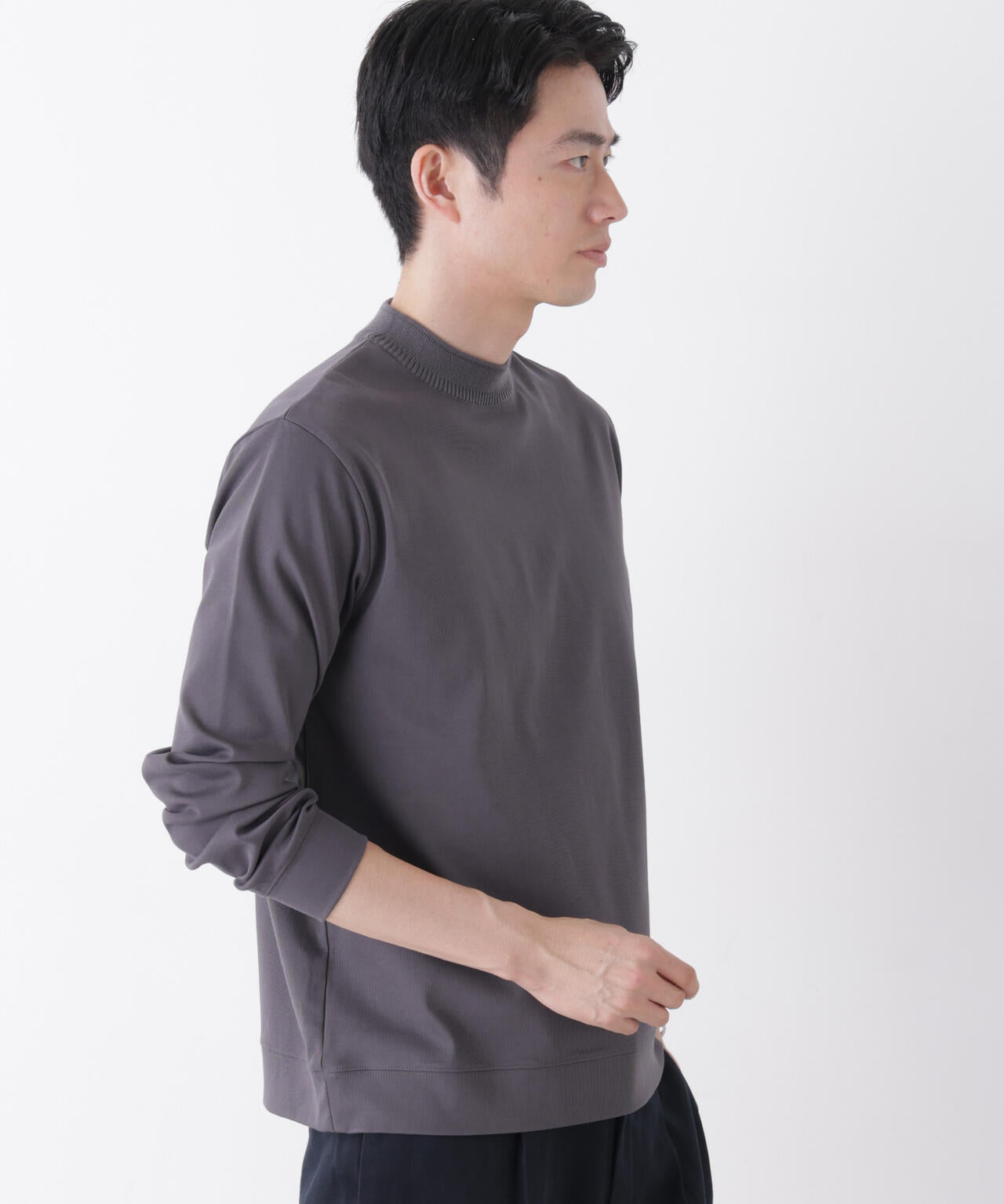 「FORMAL JERSEY」Plus デザインモックネック 6686223217