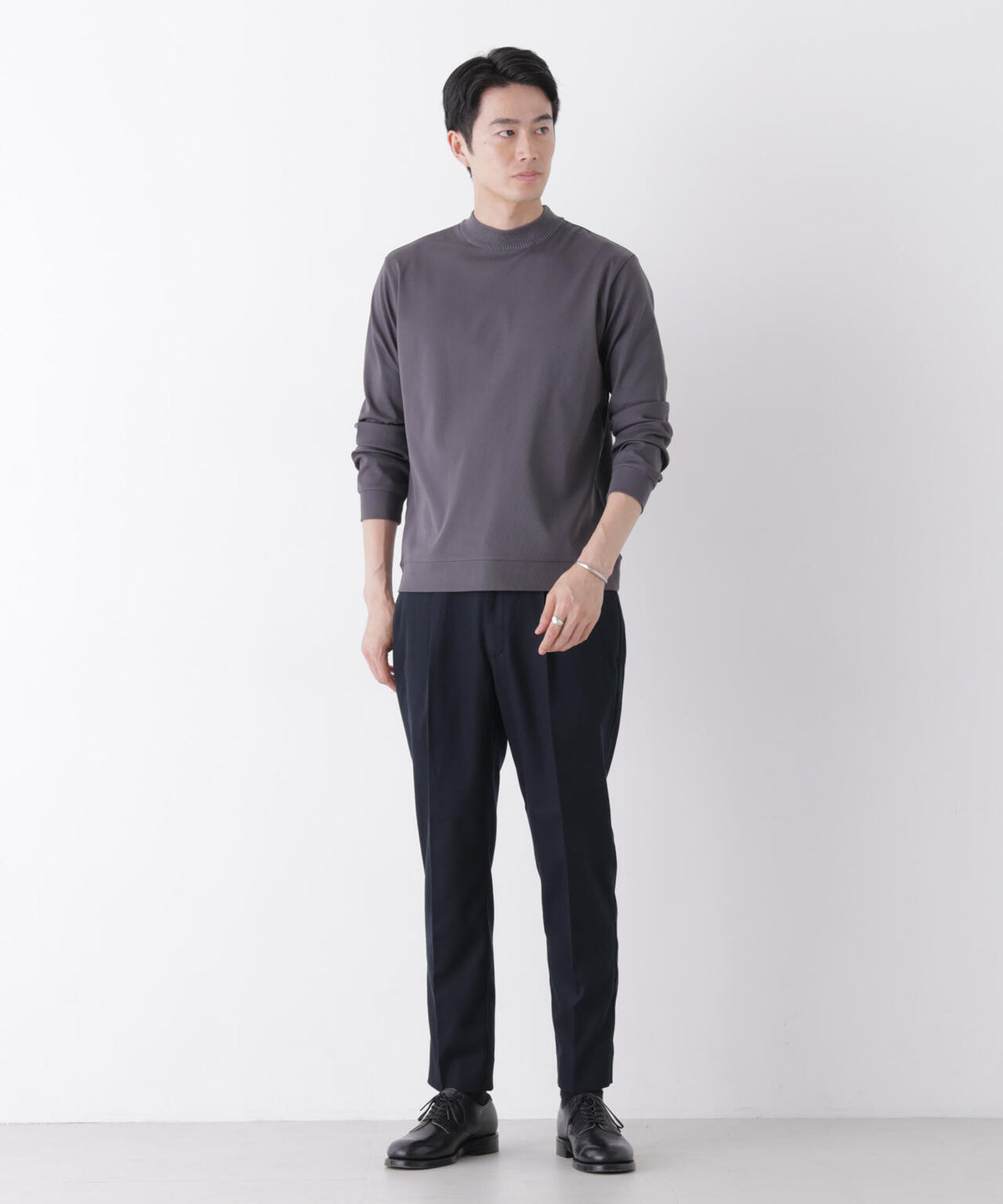 「FORMAL JERSEY」Plus デザインモックネック 6686223217