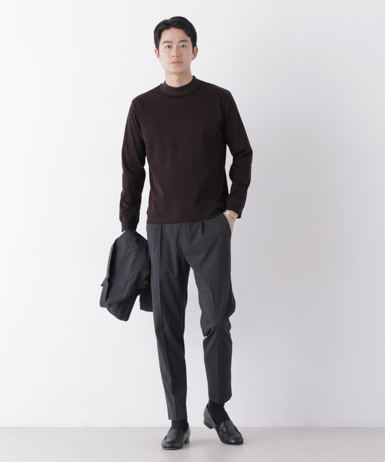 「FORMAL JERSEY」Plus デザインモックネック 6686223217